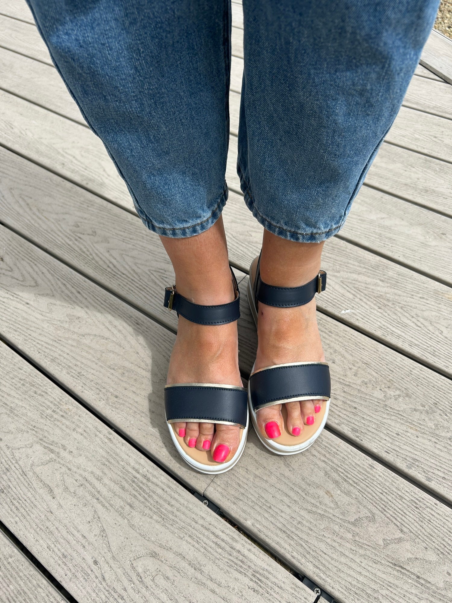 Jasmin Navy Sandal  - Image 5