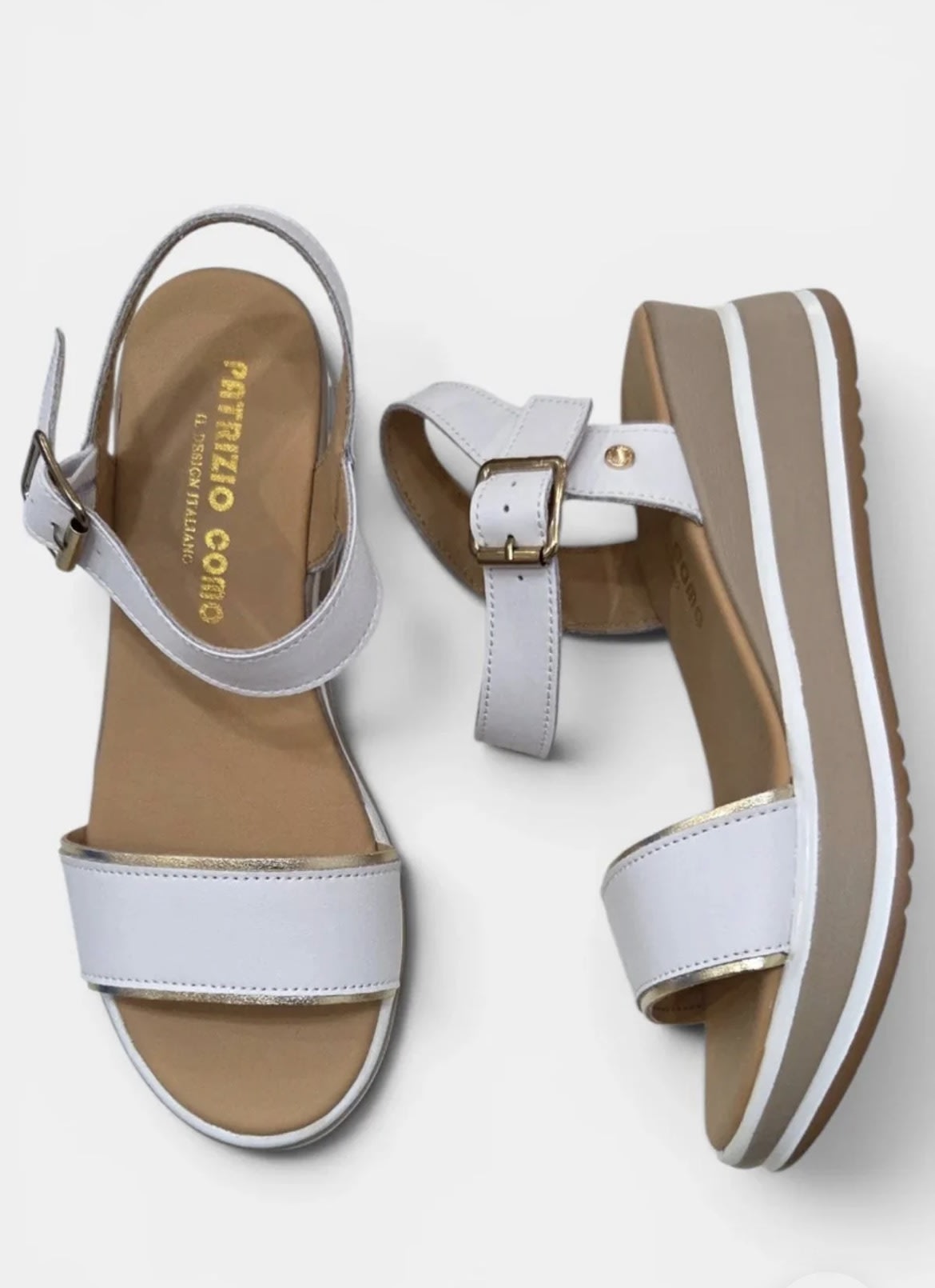 Jasmin White Sandal - Image 5