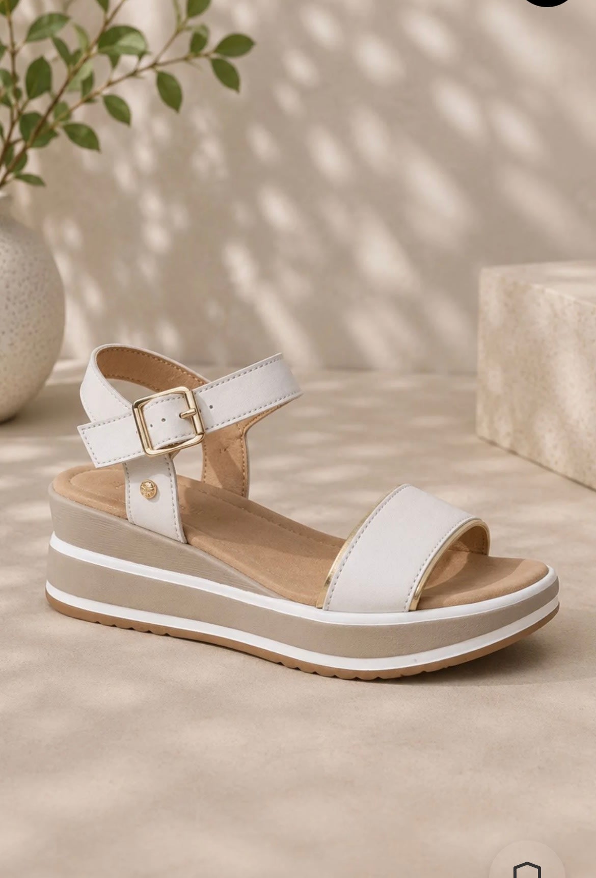 Jasmin White Sandal - Image unknown