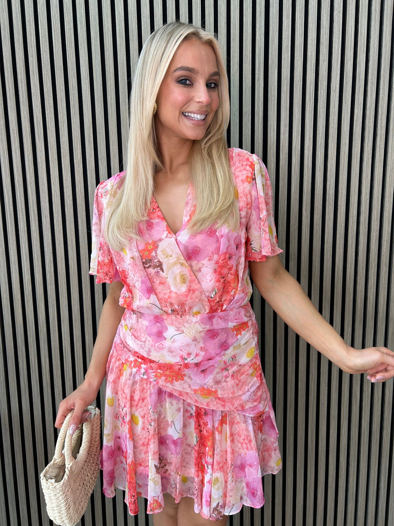 Caris Dress Pink - Image 4