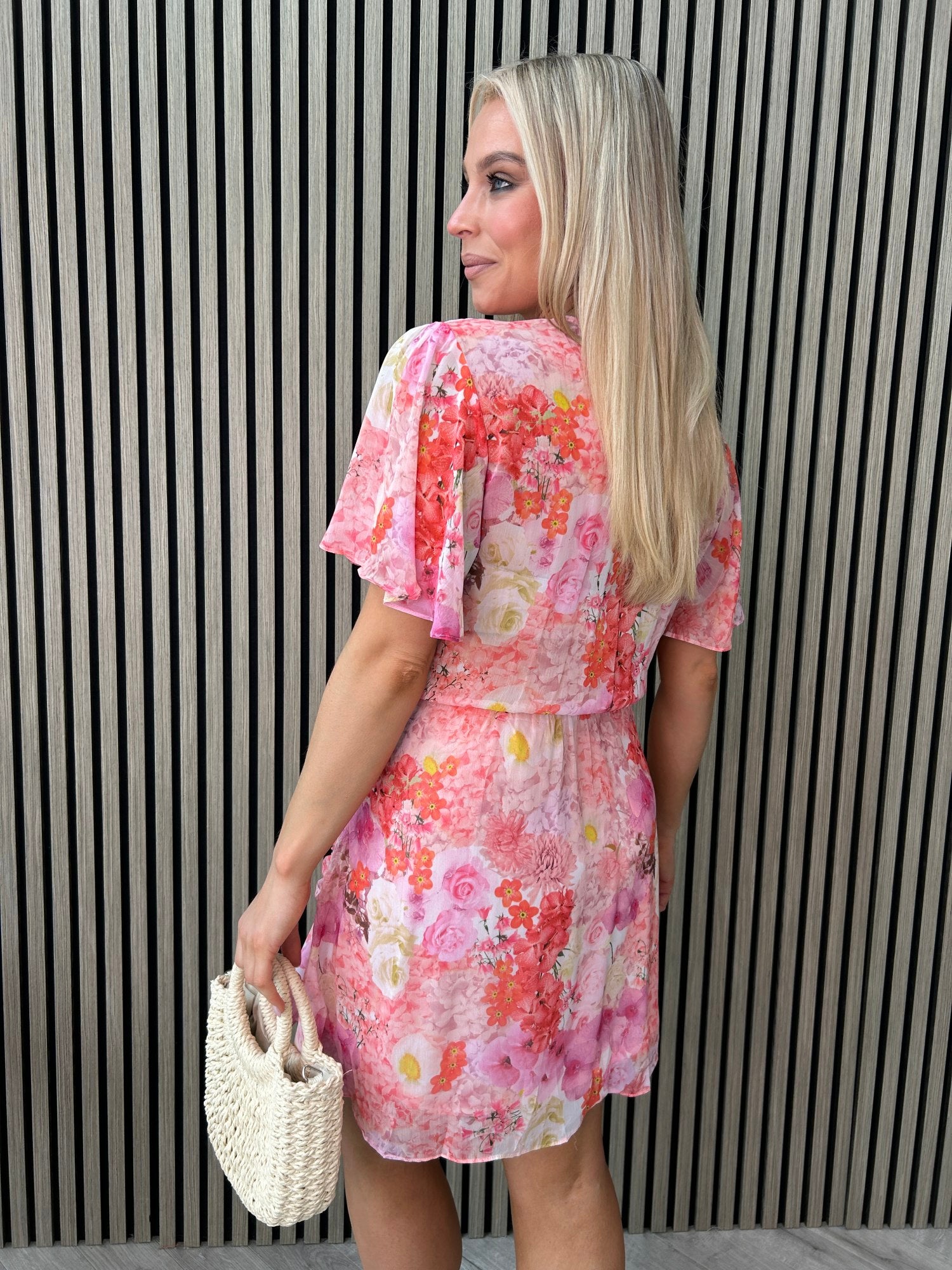 Caris Dress Pink - Image 7