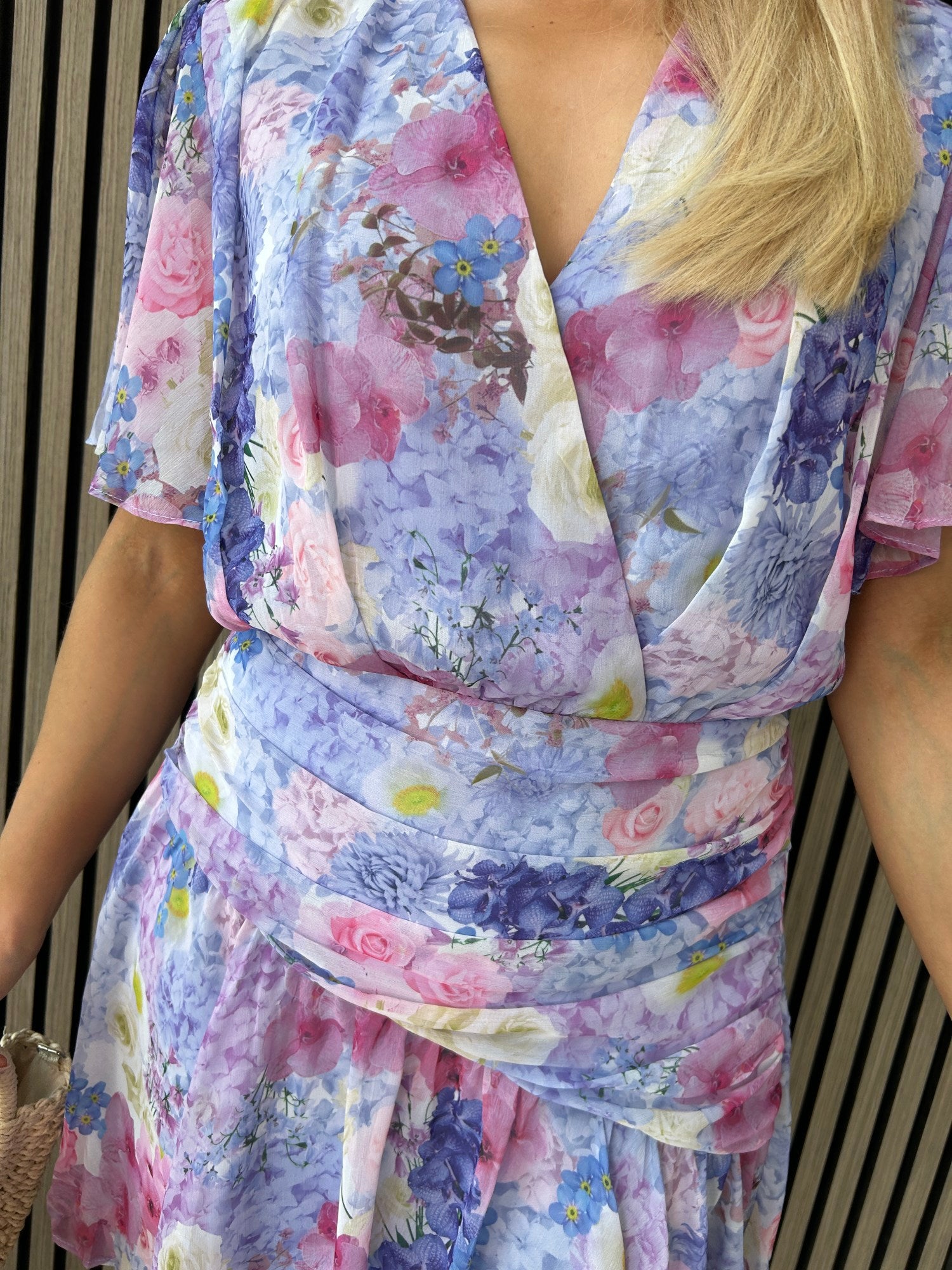 Caris Dress Blue - Image 4