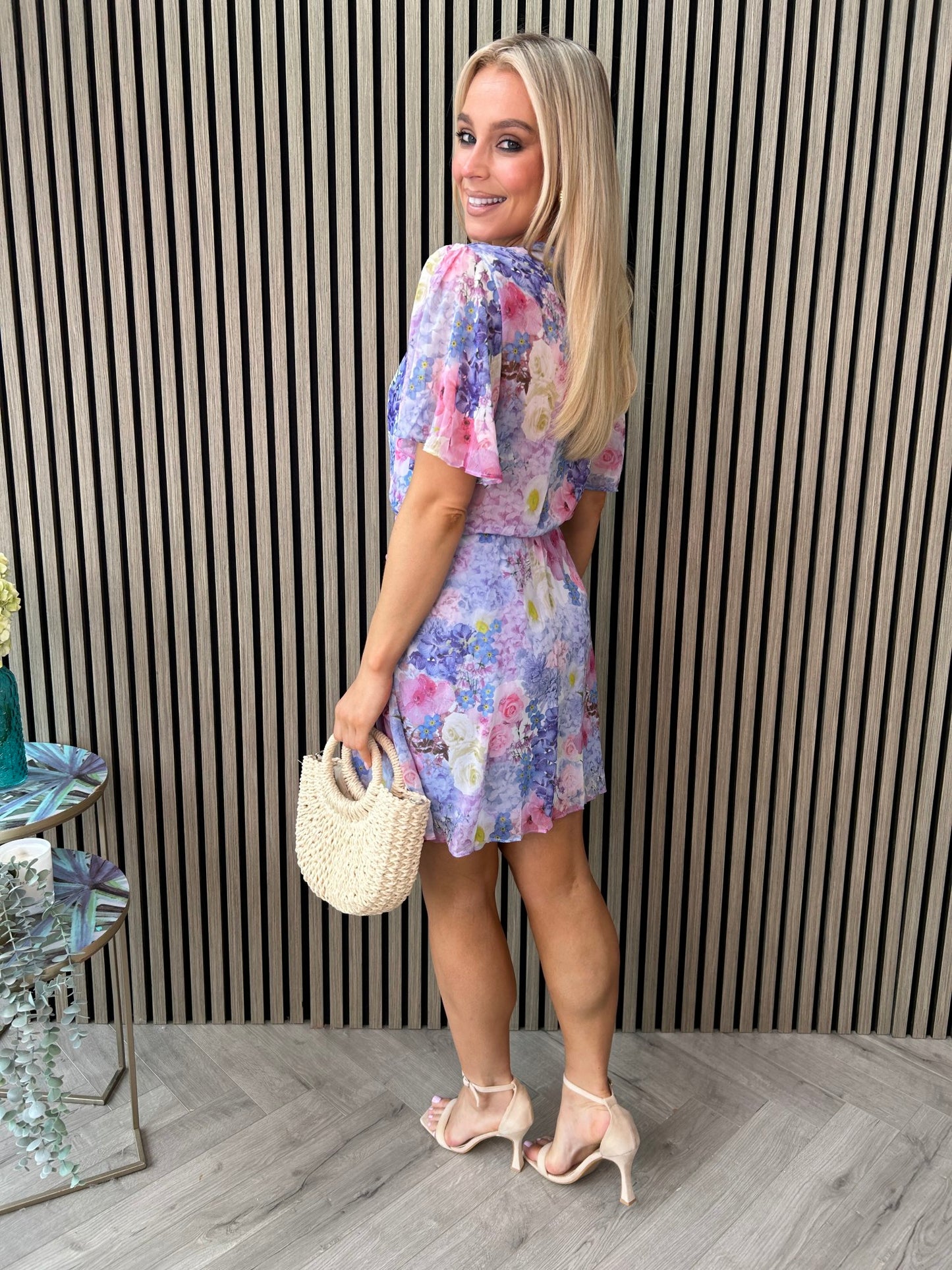 Caris Dress Blue - Image 1