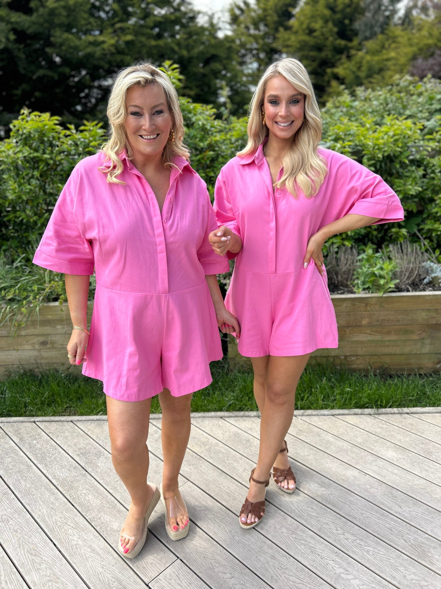 Anabel  Pink Playsuit - Image 7