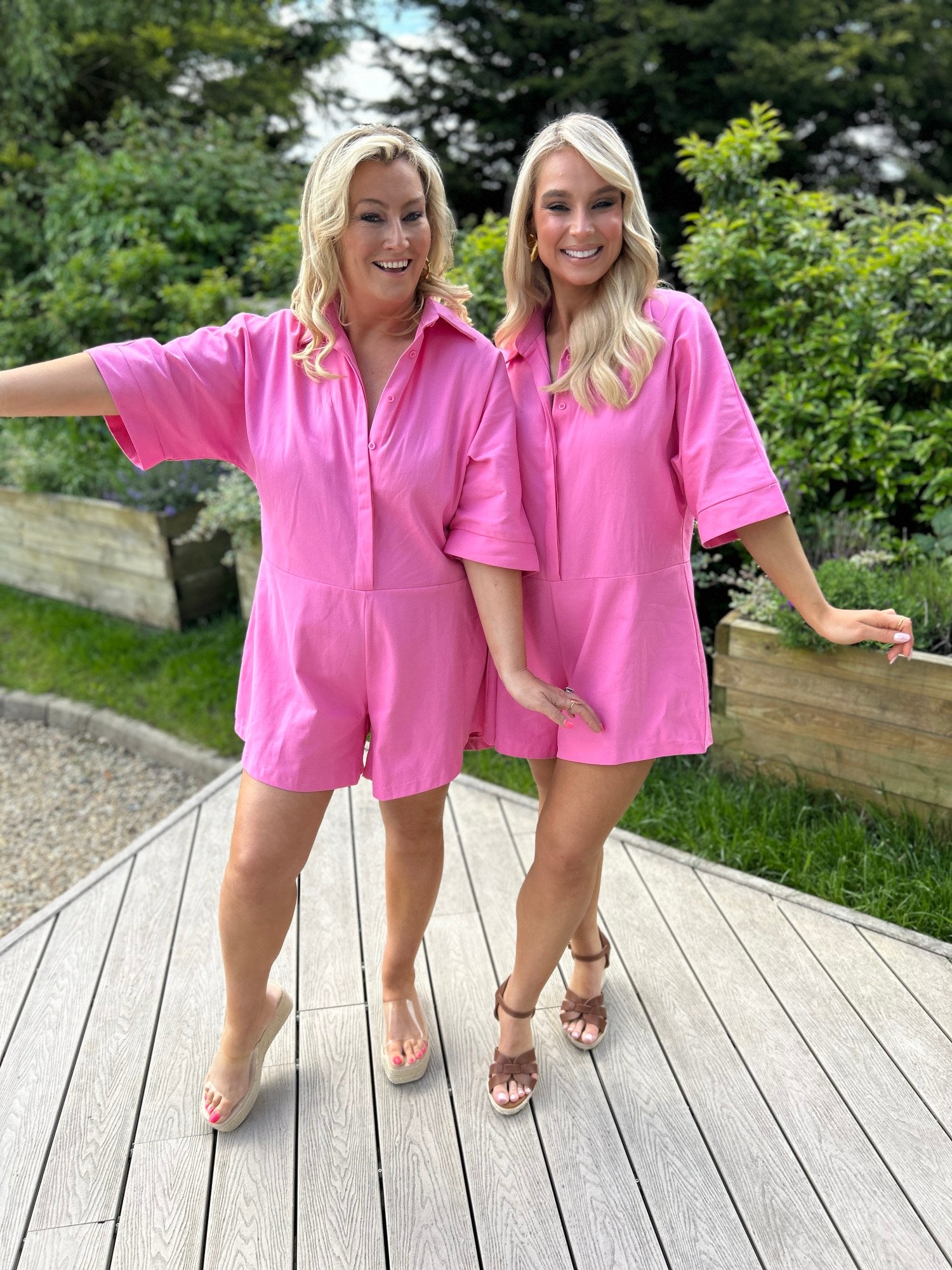 Anabel  Pink Playsuit - Image 8