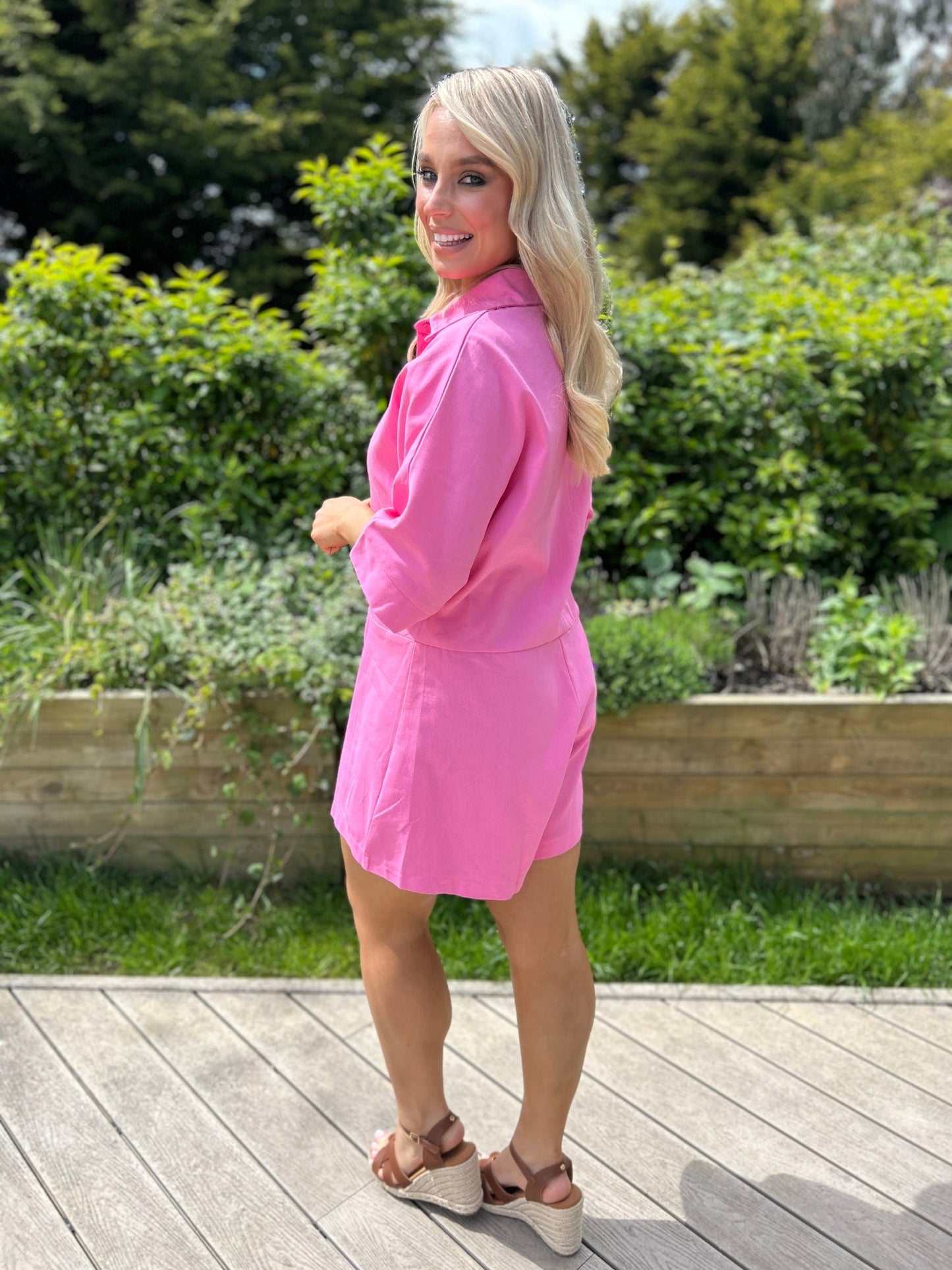Anabel  Pink Playsuit - Image 10
