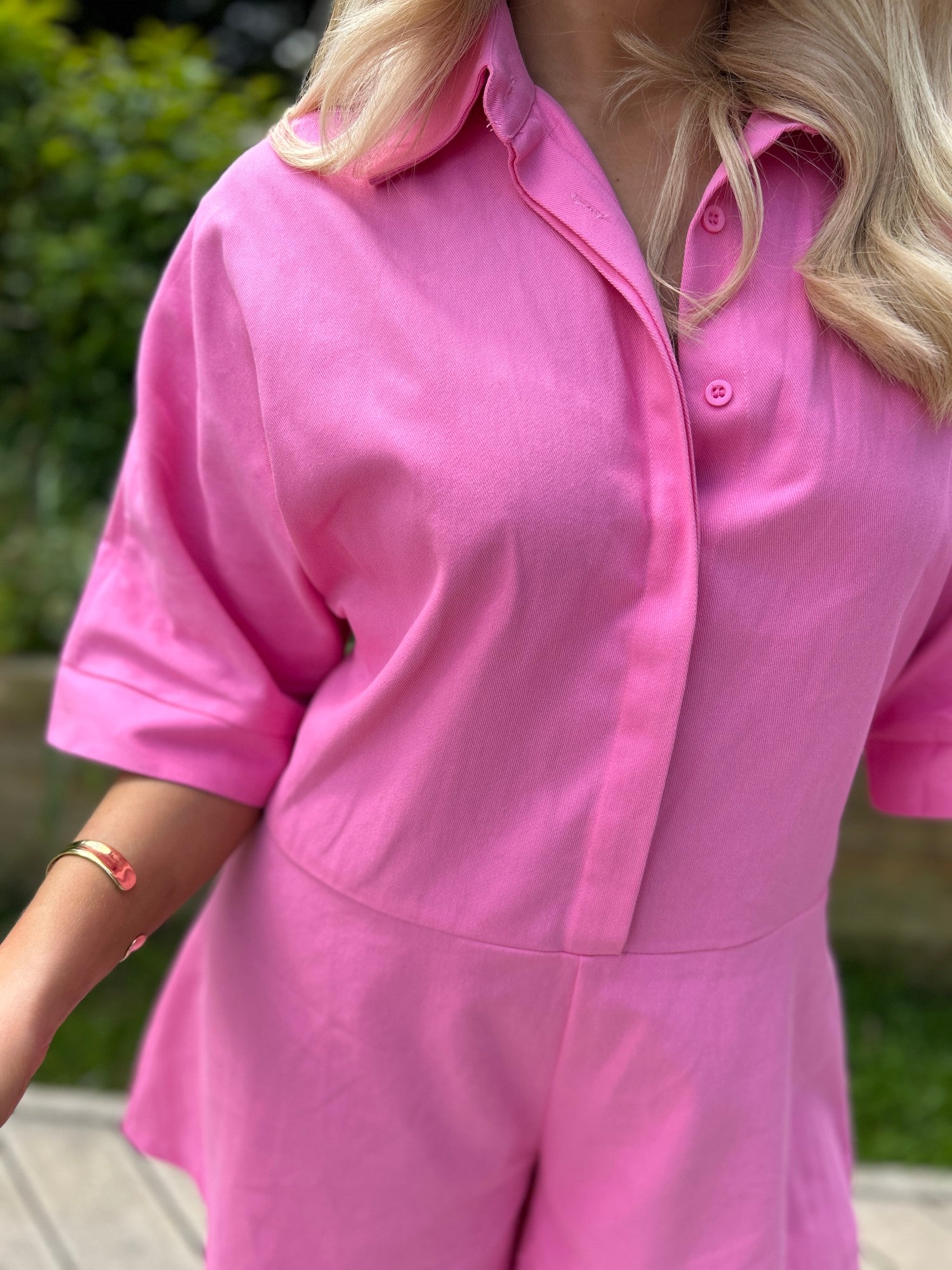Anabel  Pink Playsuit - Image 12