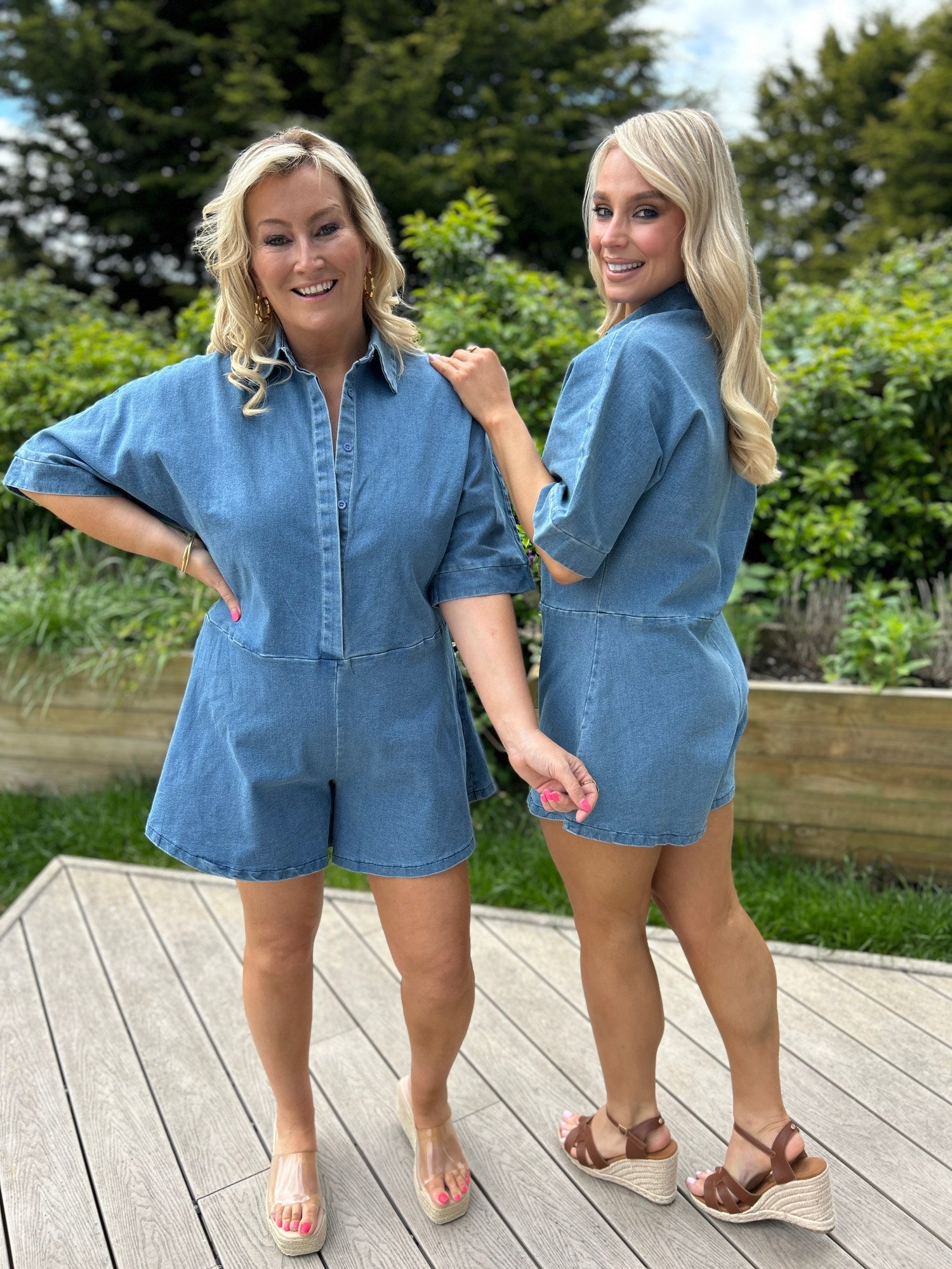 Anabel Denim playsuit - Image 1