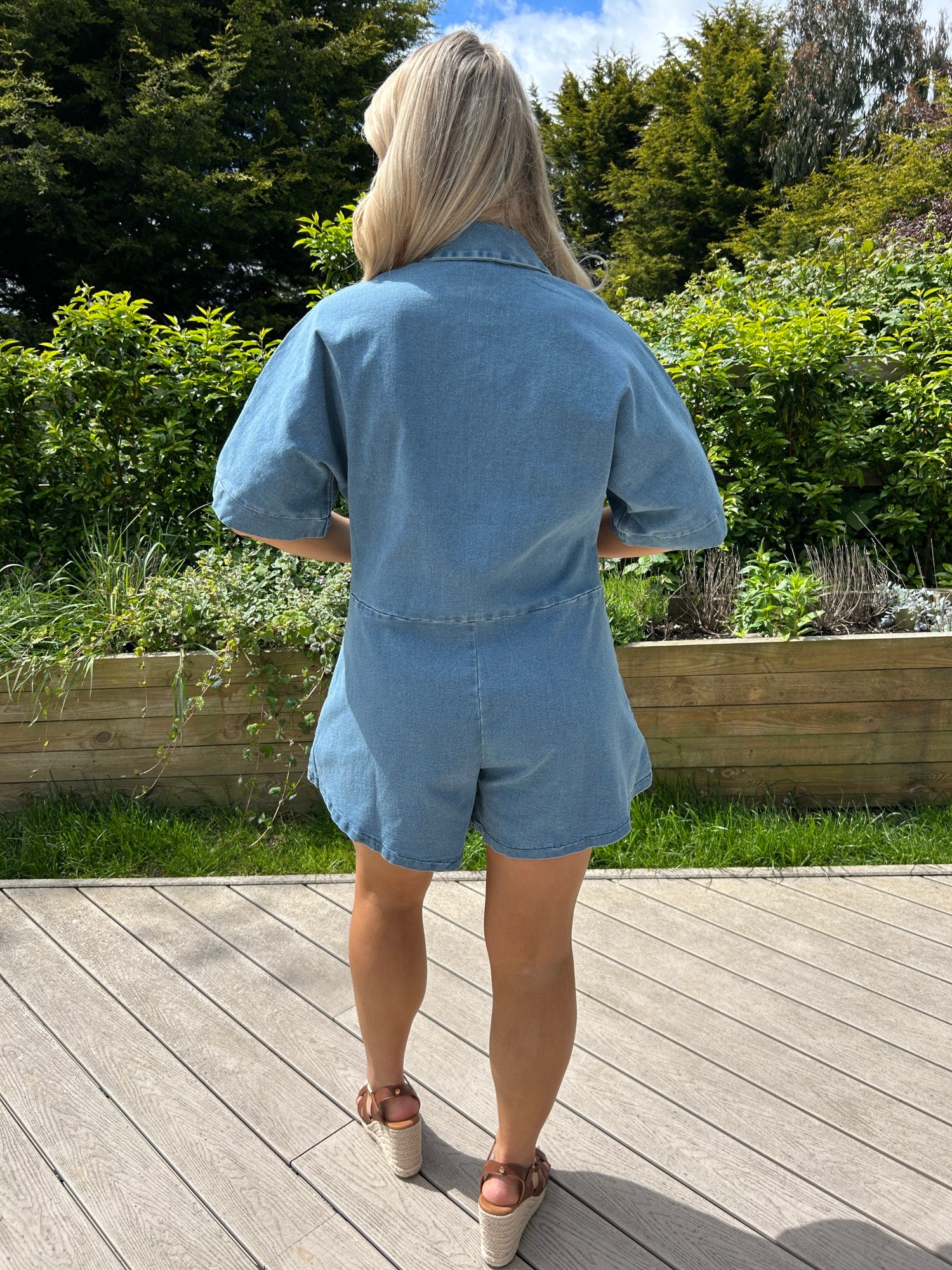 Anabel Denim playsuit - Image 2