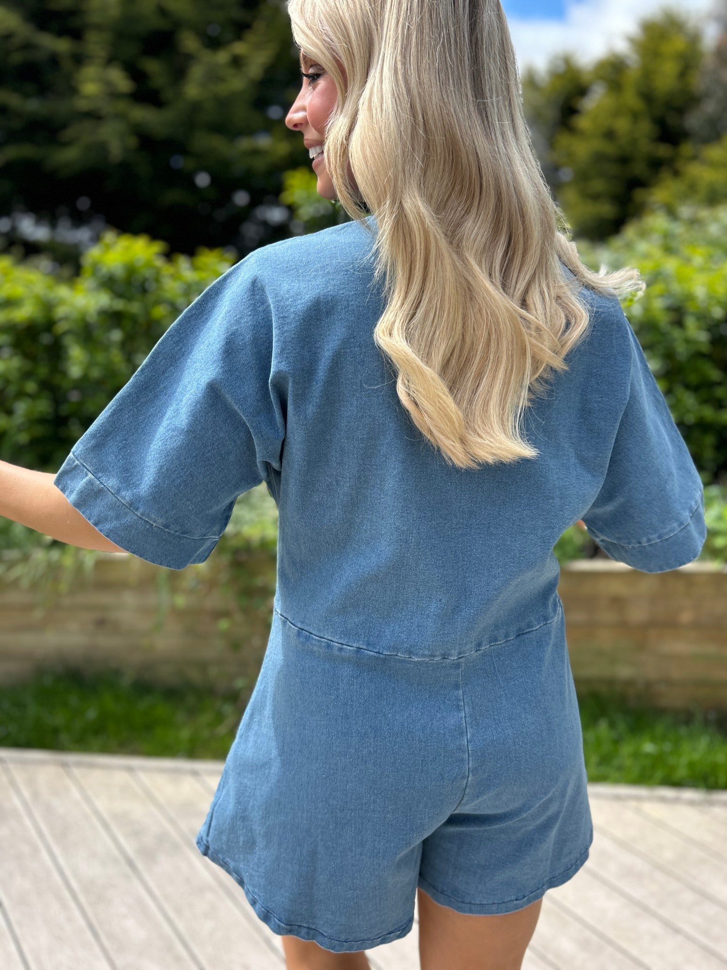 Anabel Denim playsuit - Image 8