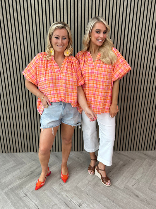 Lois Top Orange - Image 1