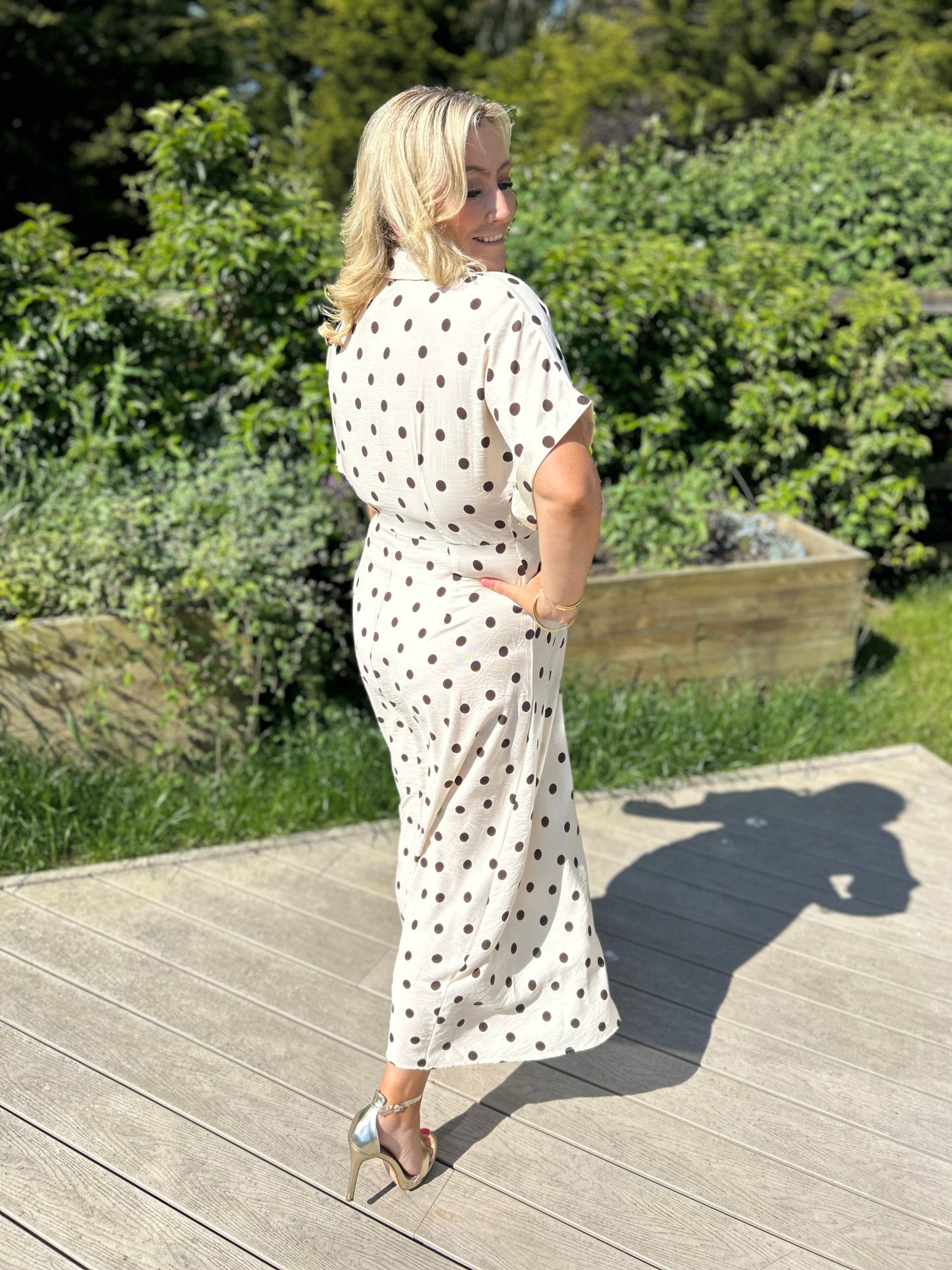Meredith Polka Dot Dress - Image 6