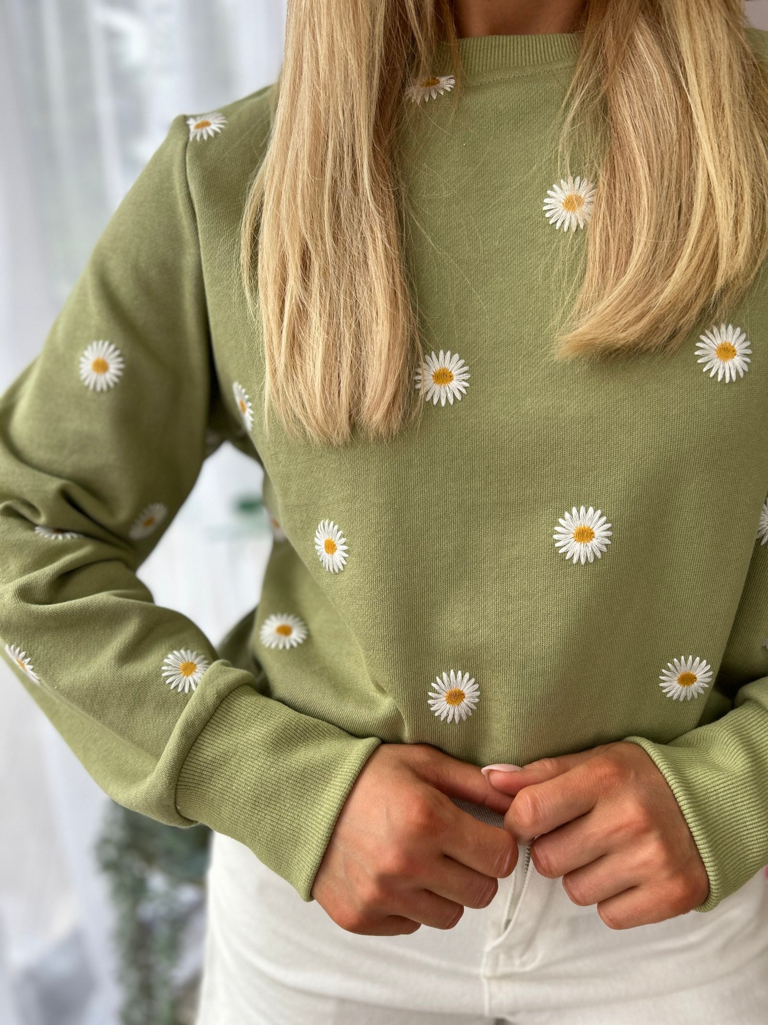 Quinn Sweatshirt Sage - Image 3