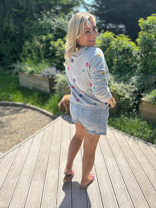 Quinn Sweatshirt Grey - Image 1
