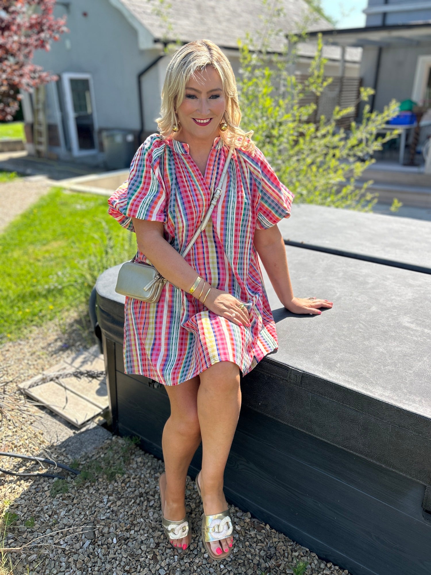 Briony Multi Print Dress