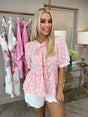 Blaine Daisy Blouse Pink - Image unknown