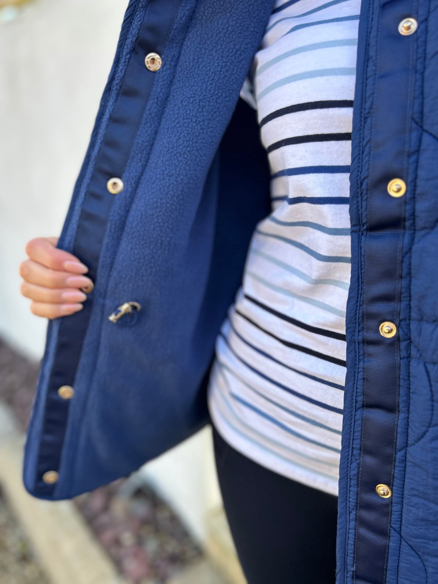 Mandy Gilet Blue - Image 1