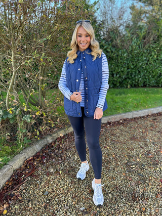 Mandy Gilet Blue - Image 3