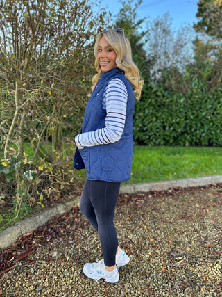 Mandy Gilet Blue - Image 5