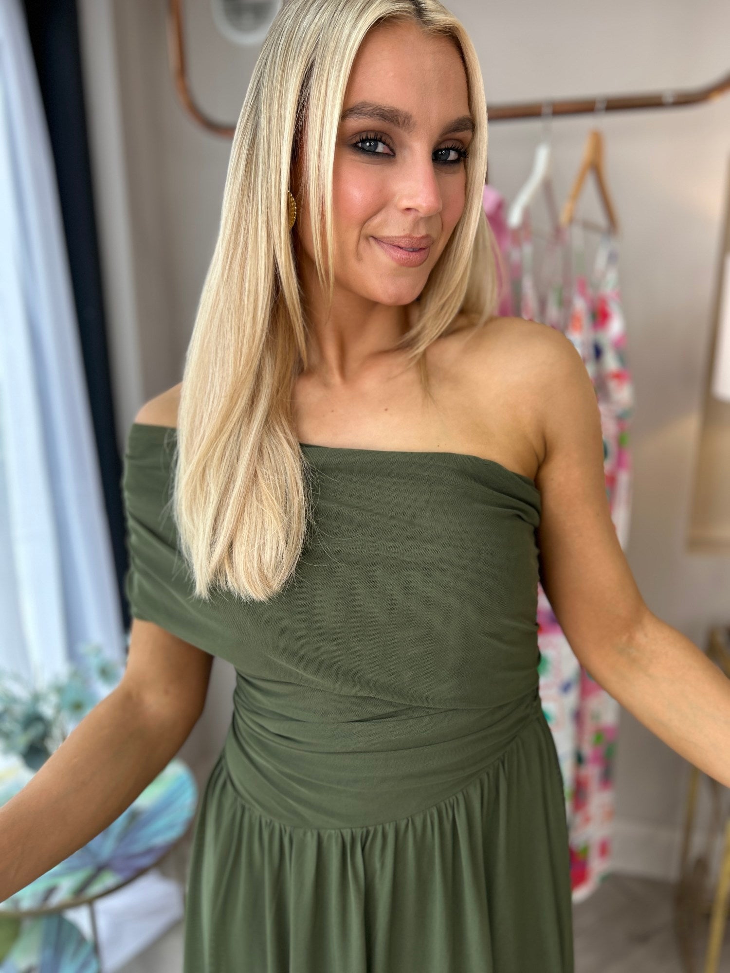Inez dress Green - Image 1