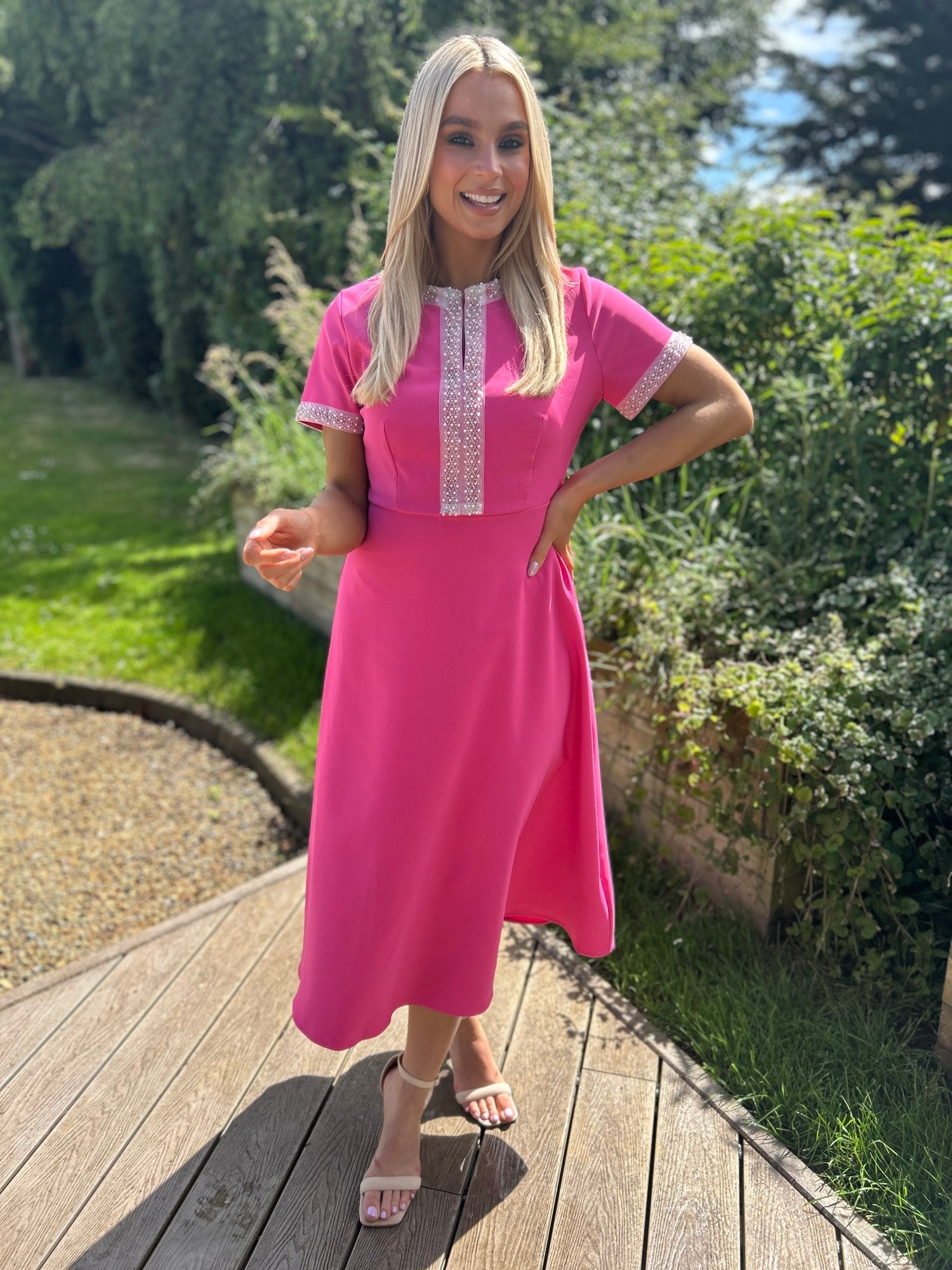 Natalia Dress Pink