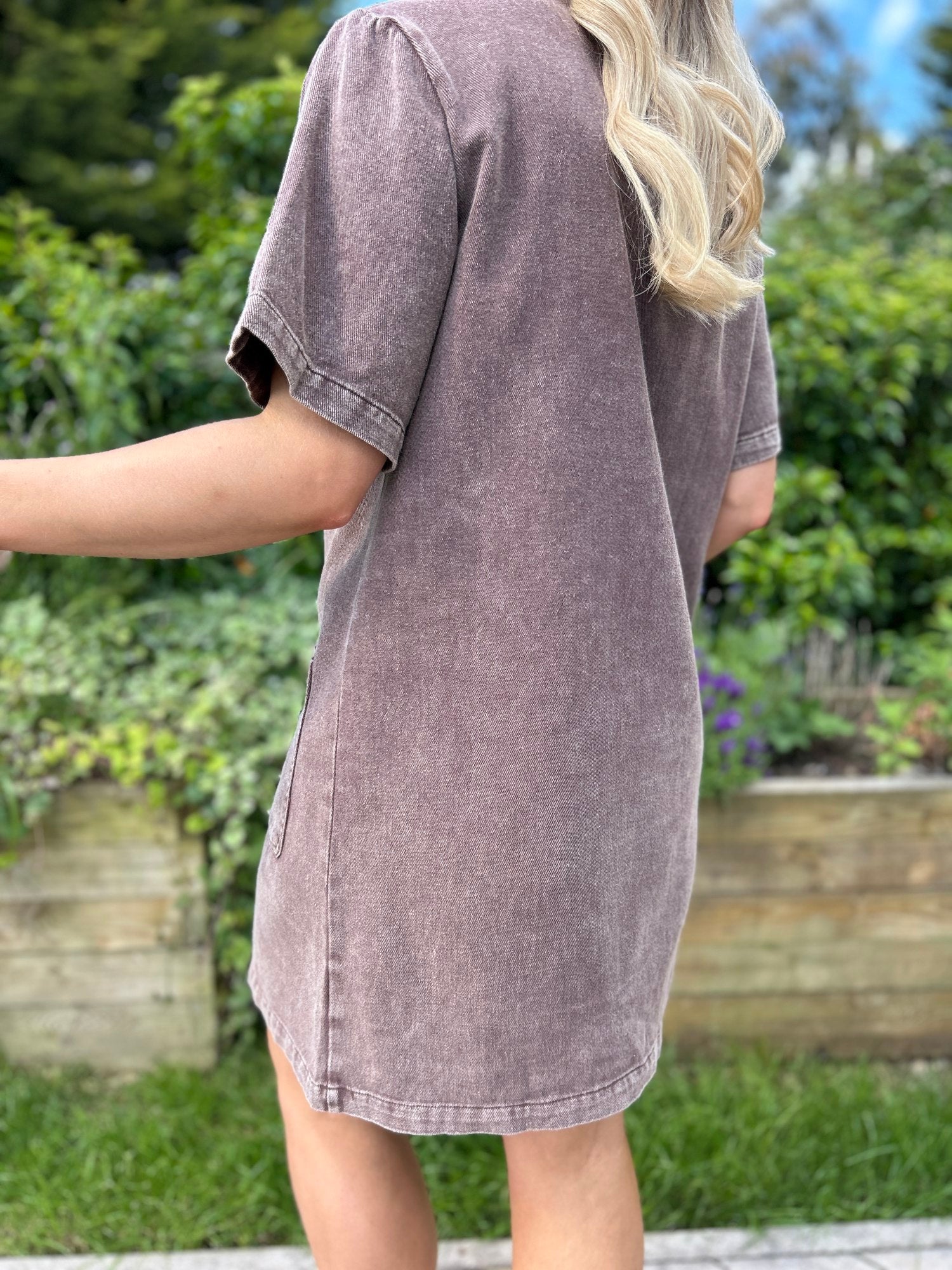 Elsa Denim Dress - Image 4
