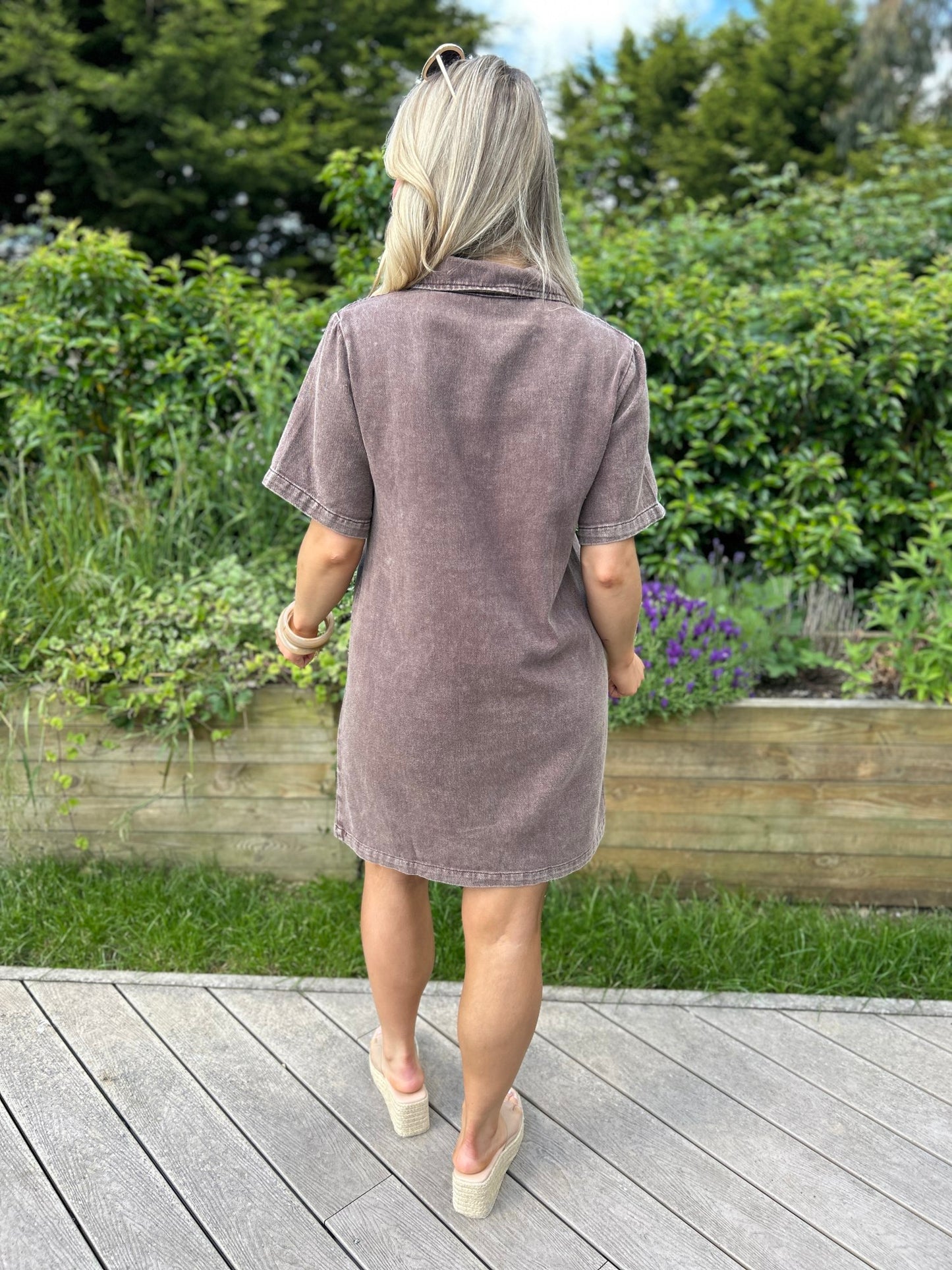Elsa Denim Dress - Image 5