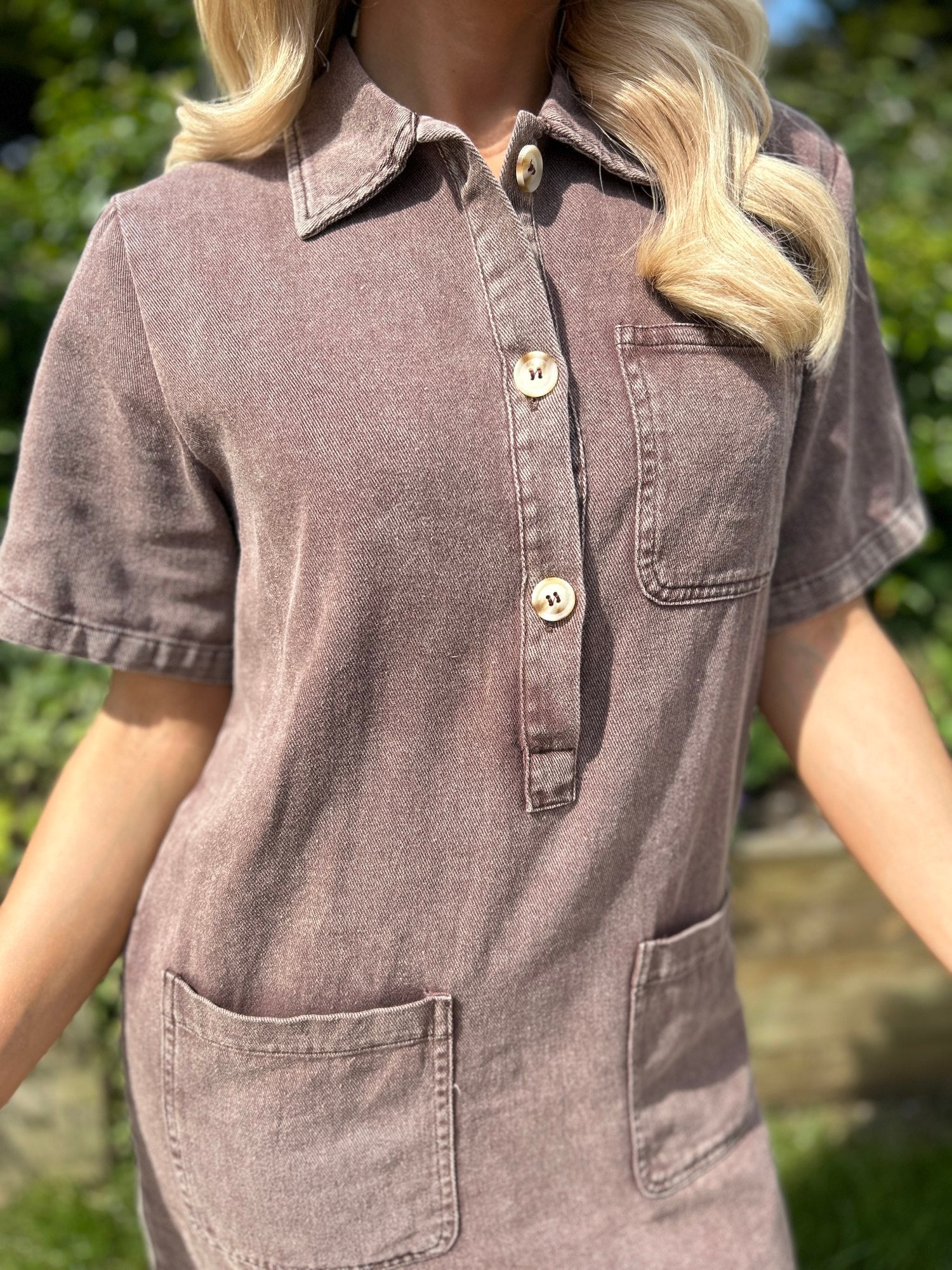 Elsa Denim Dress - Image 2