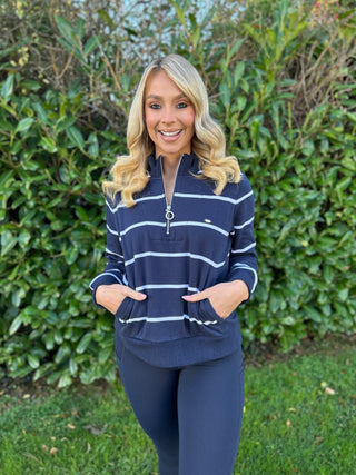 Molly Half Zip Navy - Image 5