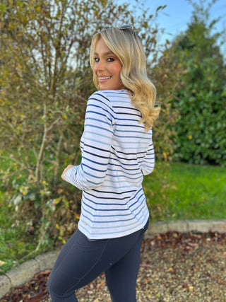 Kimberly Long Sleeve Tee Blue - Image 2