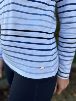 Kimberly Long Sleeve Tee Blue - Image 3