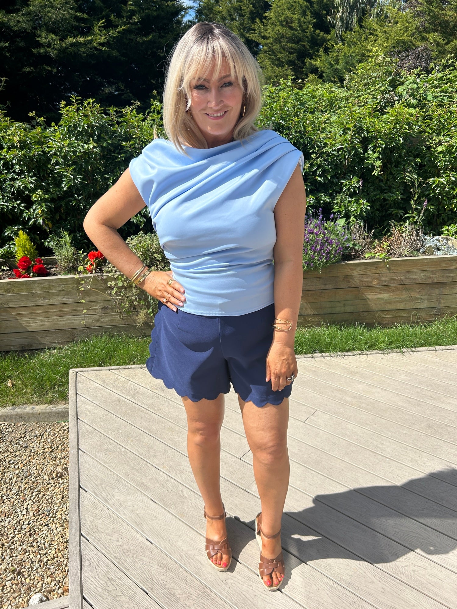 Donna Top Blue - Image 2