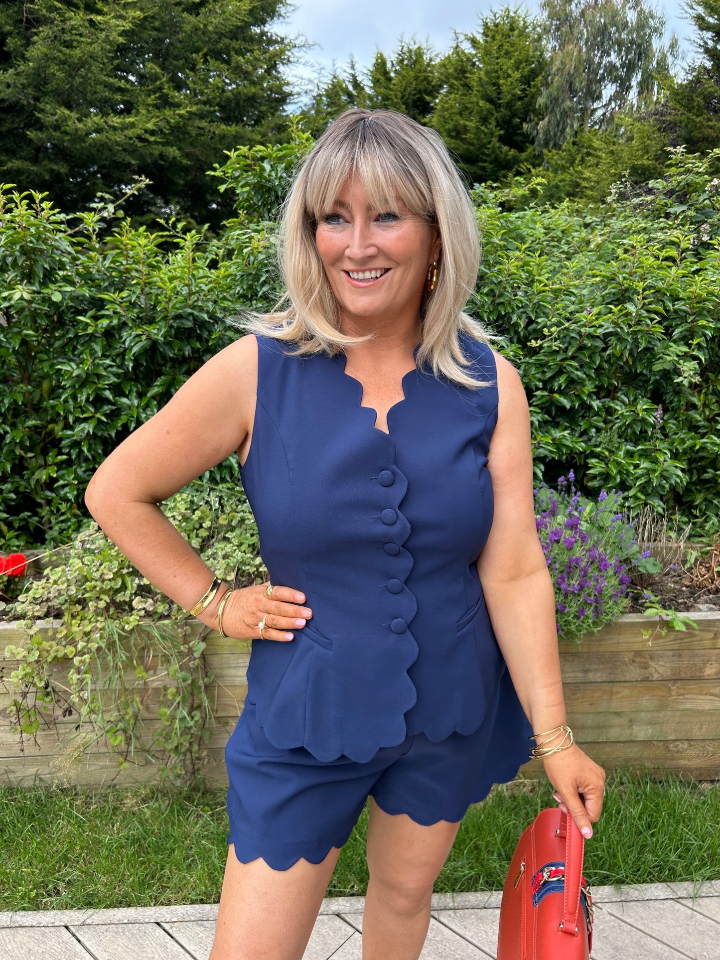 Ophelia Co-Ord Navy - Image 4