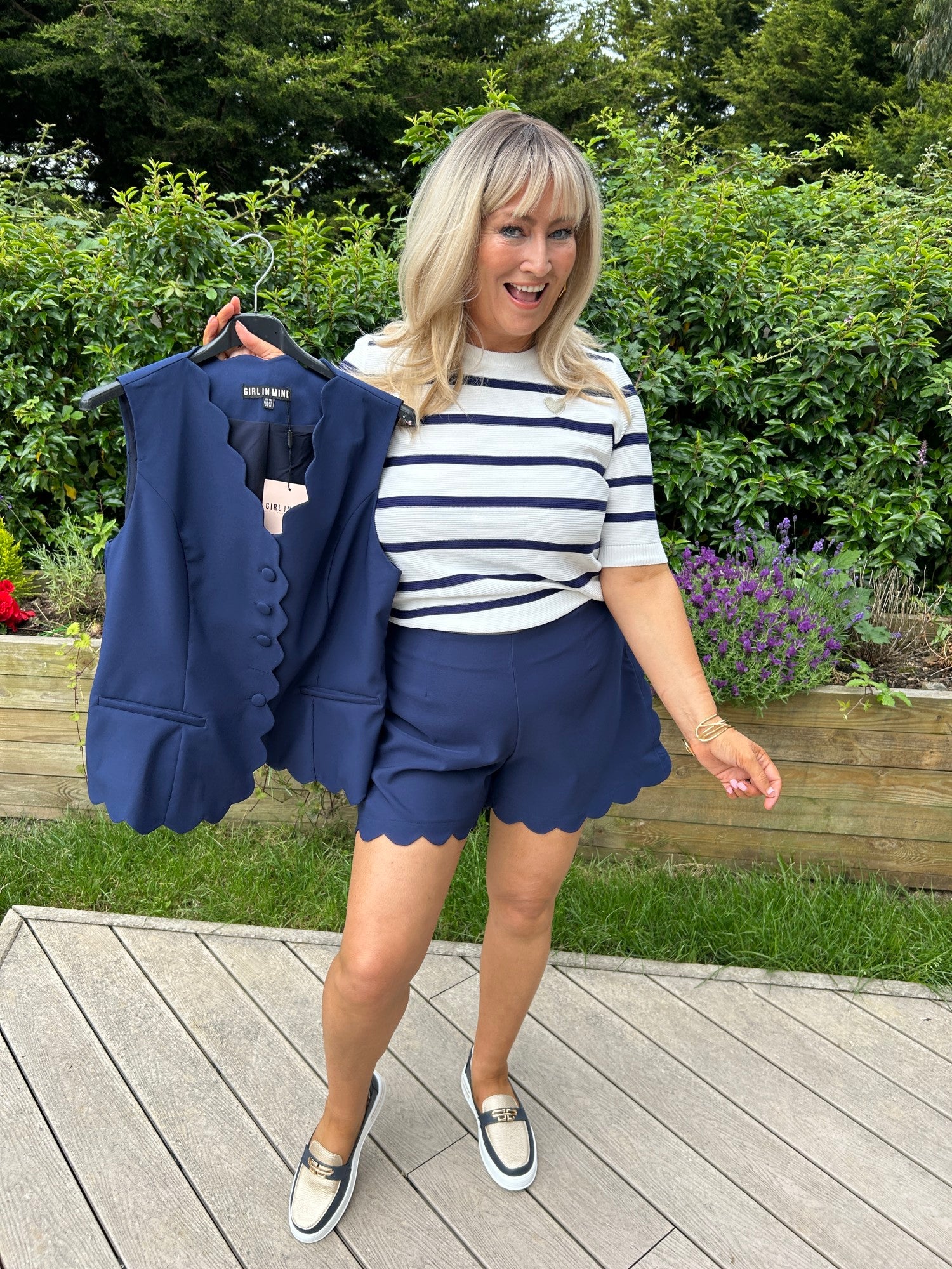 Ophelia Co-Ord Navy - Image 5