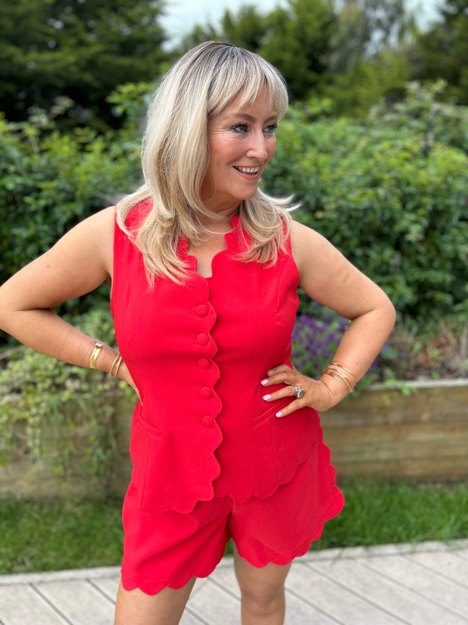 Ophelia Co-Ord Red - Image 5