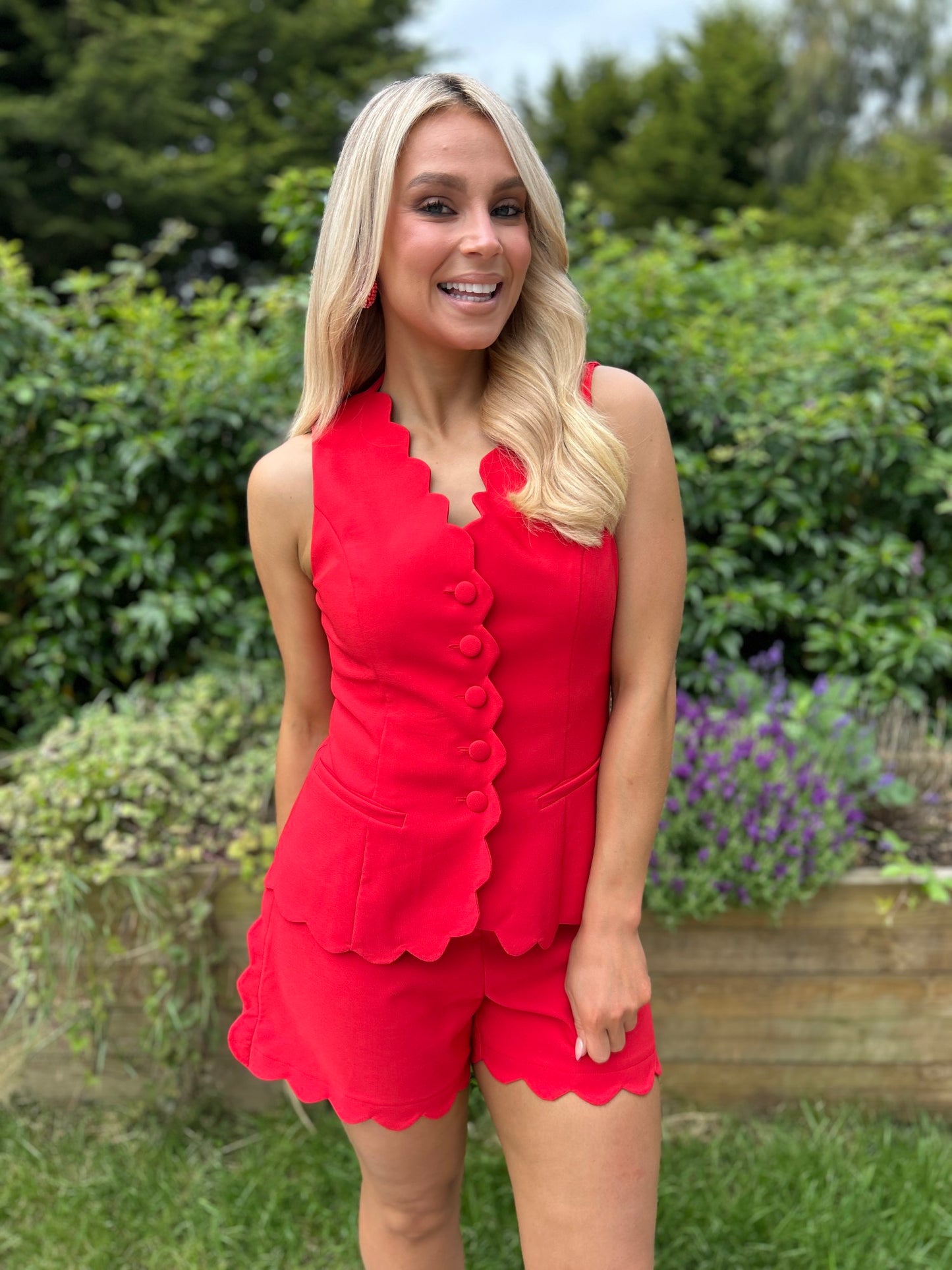 Ophelia Co-Ord Red - Image 6