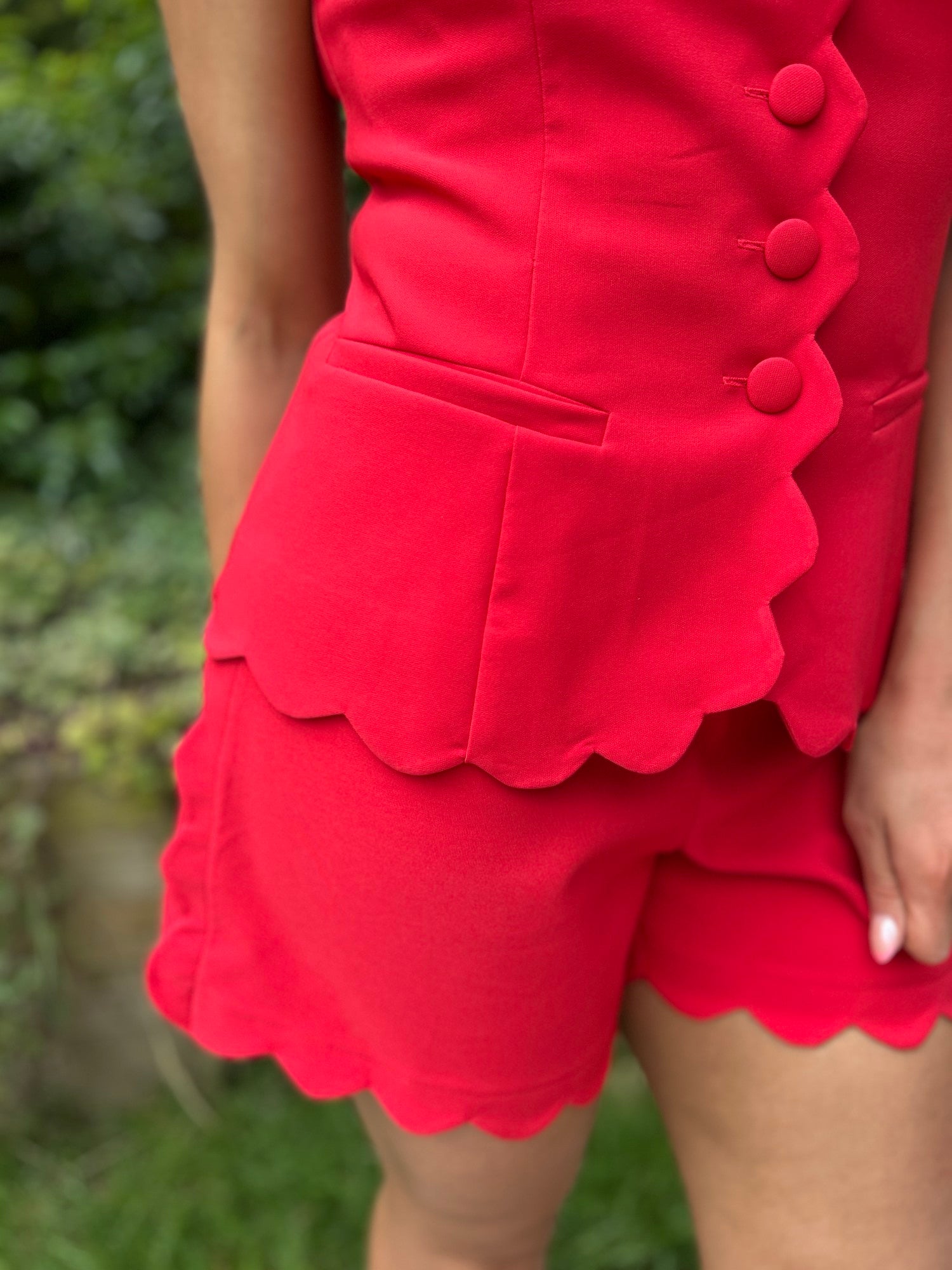Ophelia Co-Ord Red - Image 1