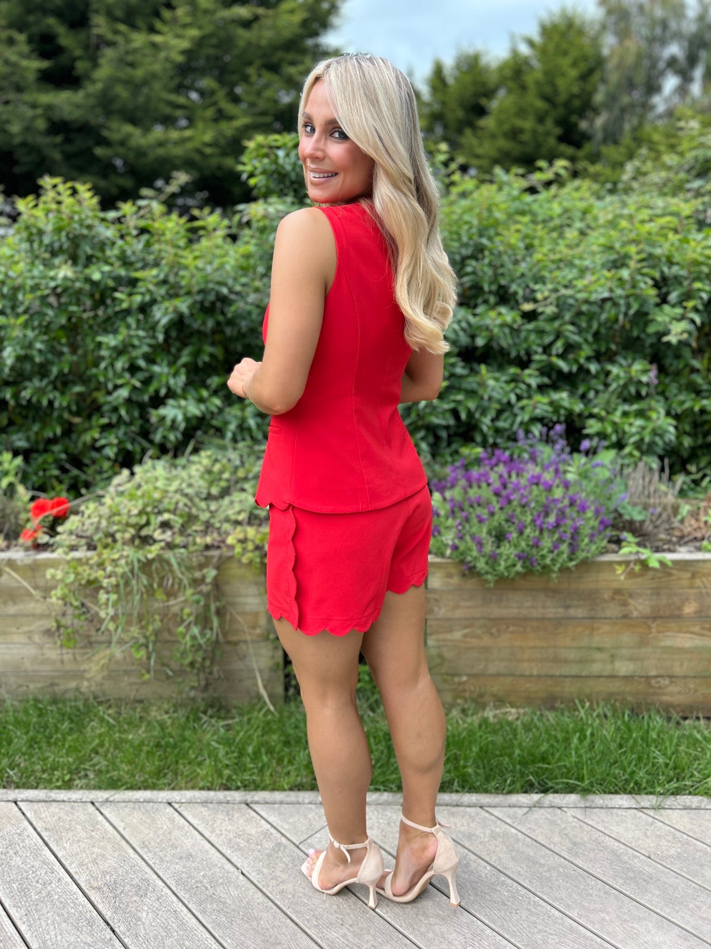 Ophelia Co-Ord Red - Image 7