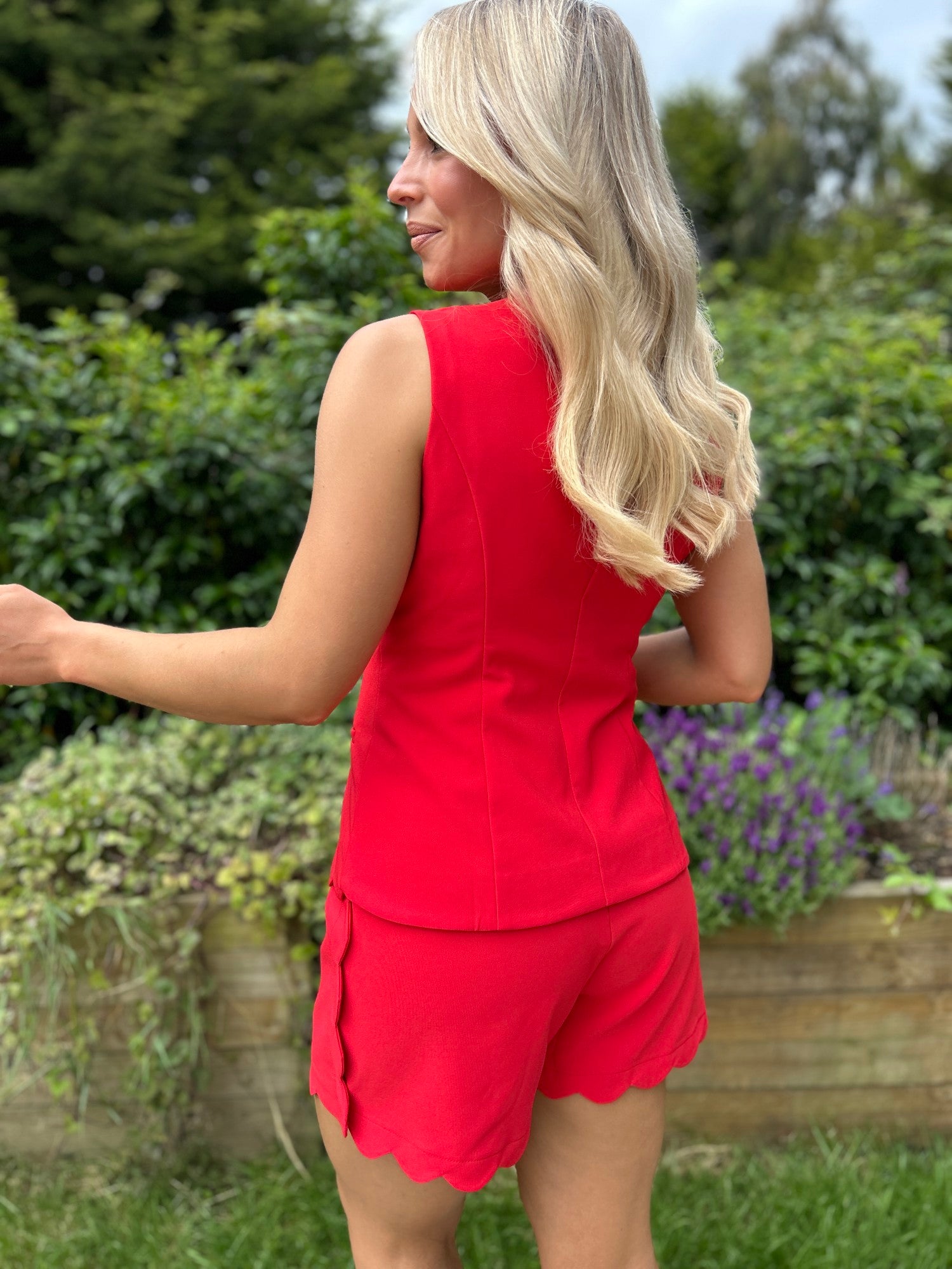 Ophelia Co-Ord Red - Image 8