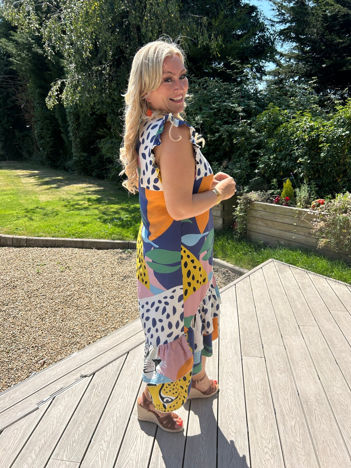 Nina Print Dress - Image 6