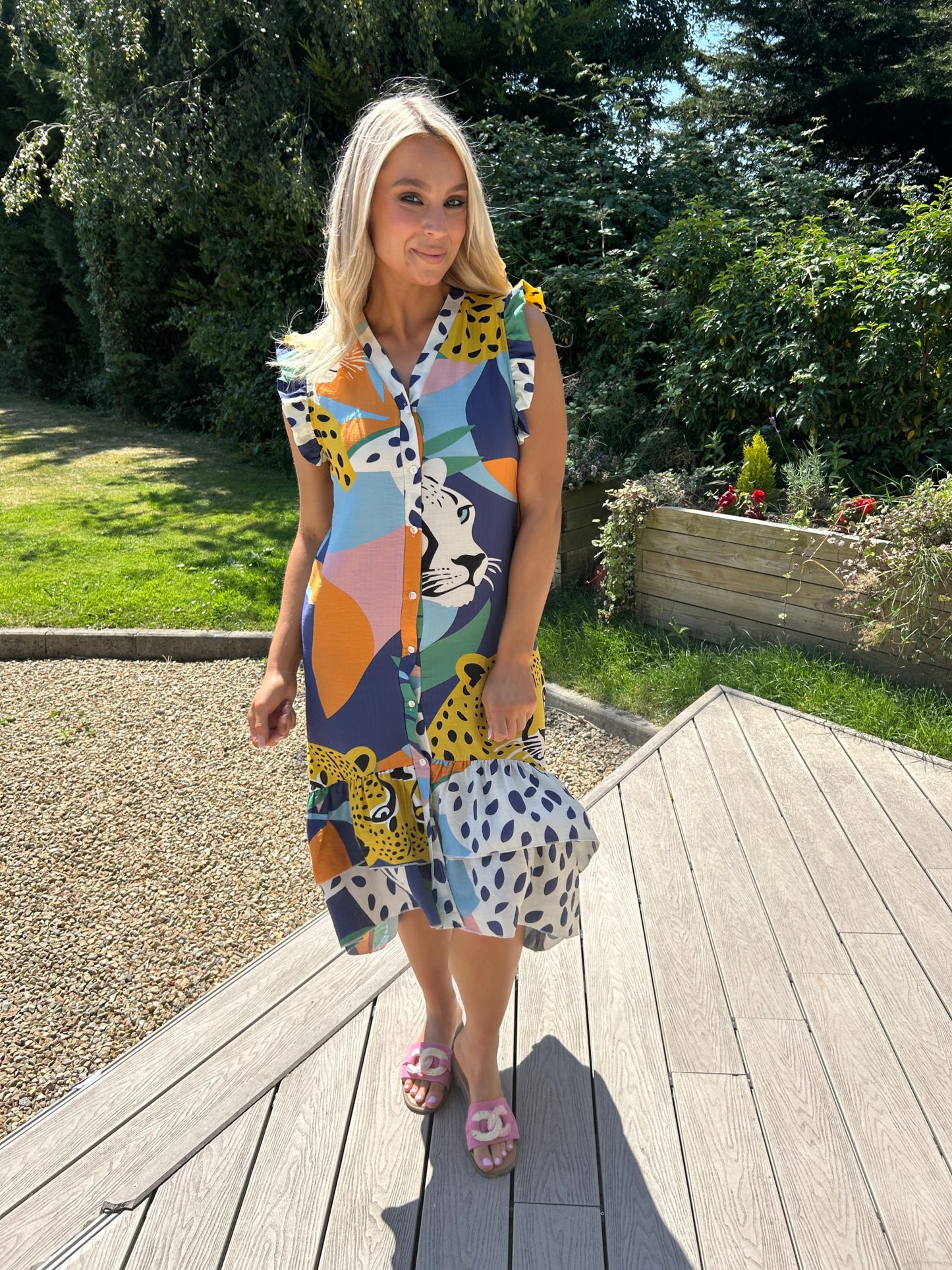 Nina Print Dress - Image unknown