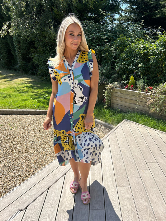 Nina Print Dress - Image unknown