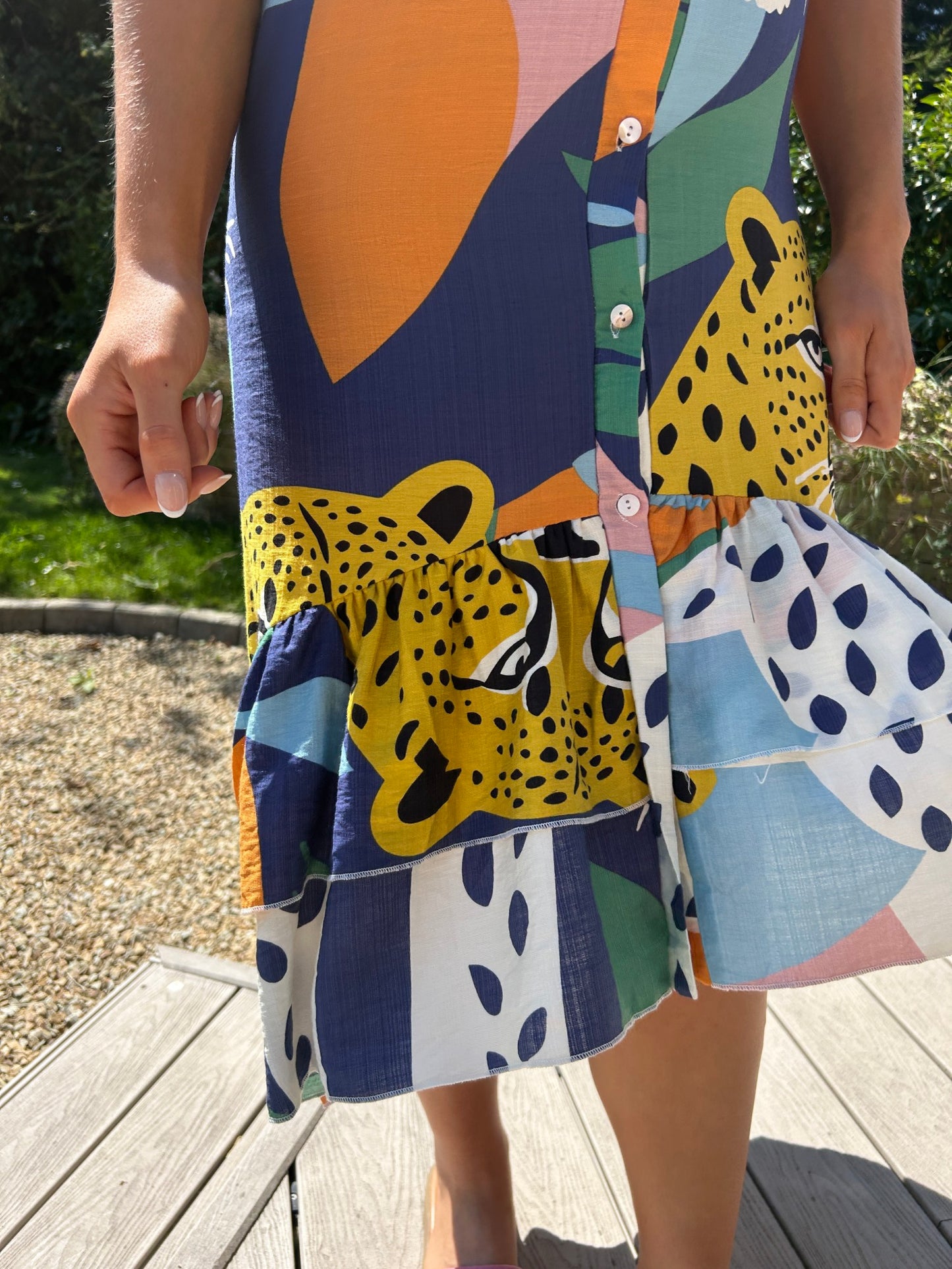 Nina Print Dress - Image 9