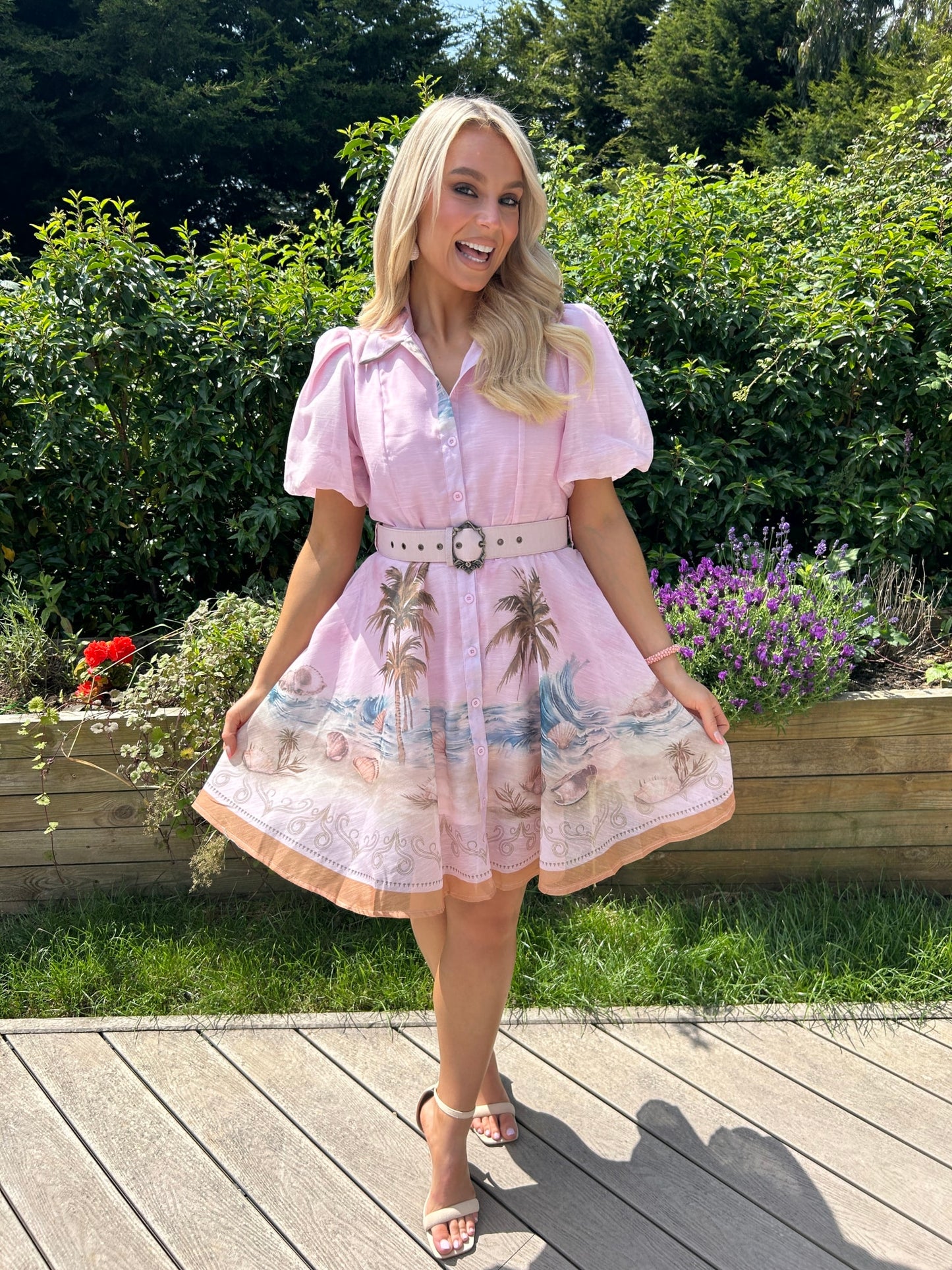 Saffia Dress Pink - Image 1