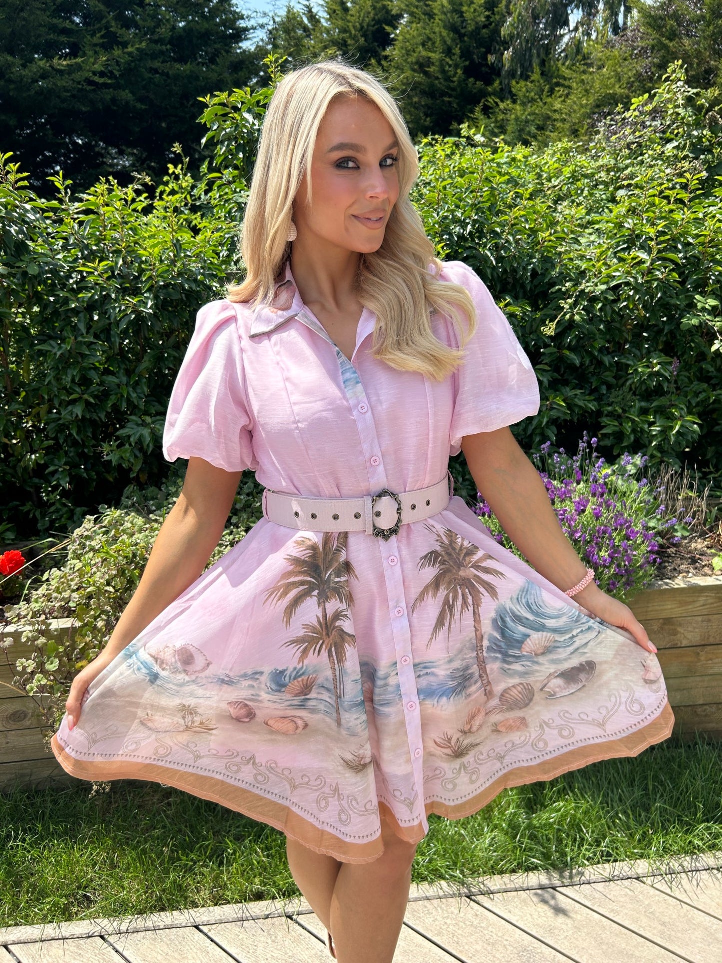 Saffia Dress Pink - Image 5