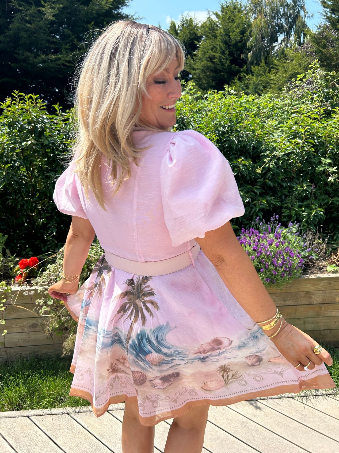 Saffia Dress Pink - Image 7