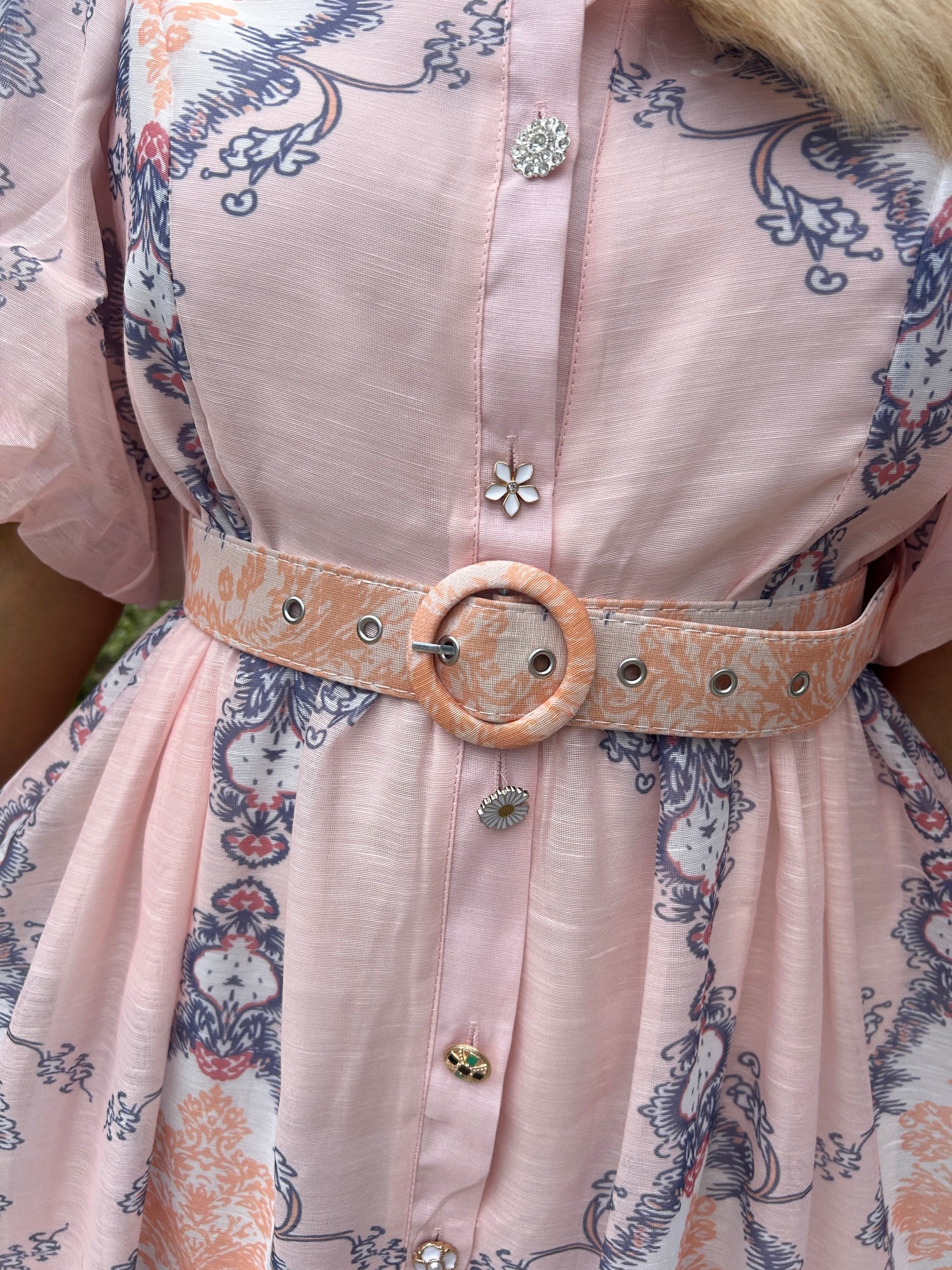 Edie Rose Dress Pink - Image 3
