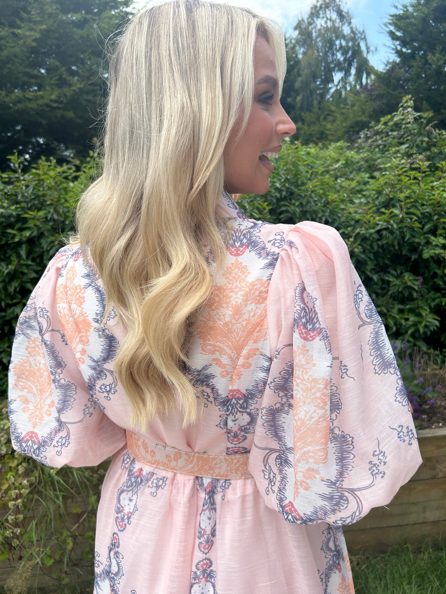 Edie Rose Dress Pink - Image 9