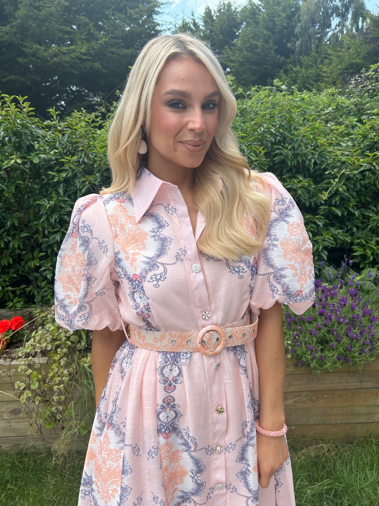 Edie Rose Dress Pink - Image 11