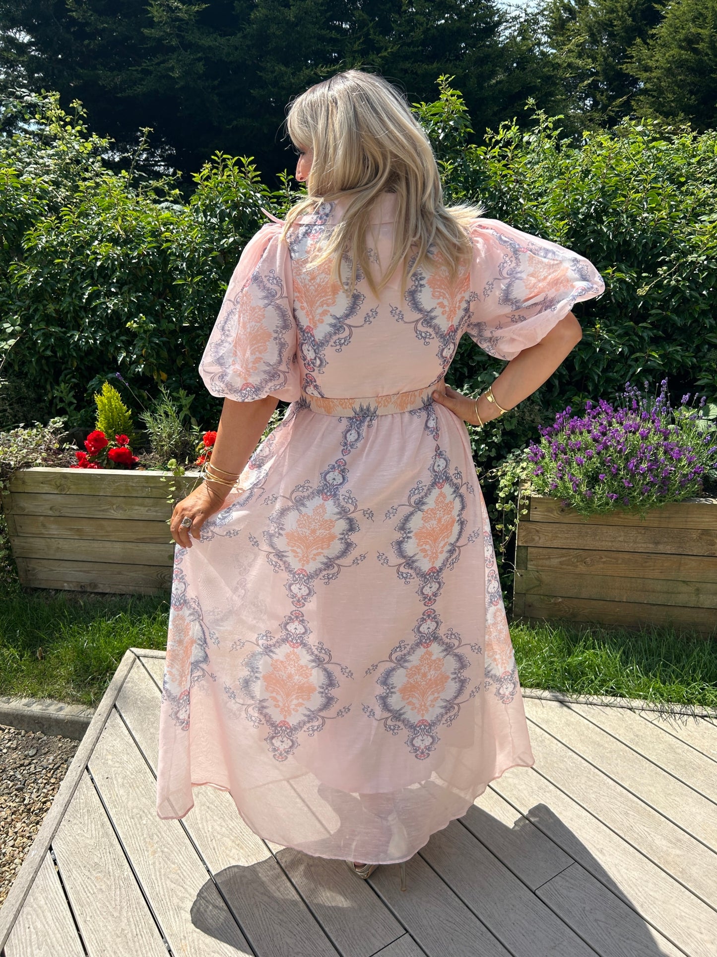 Edie Rose Dress Pink - Image 14